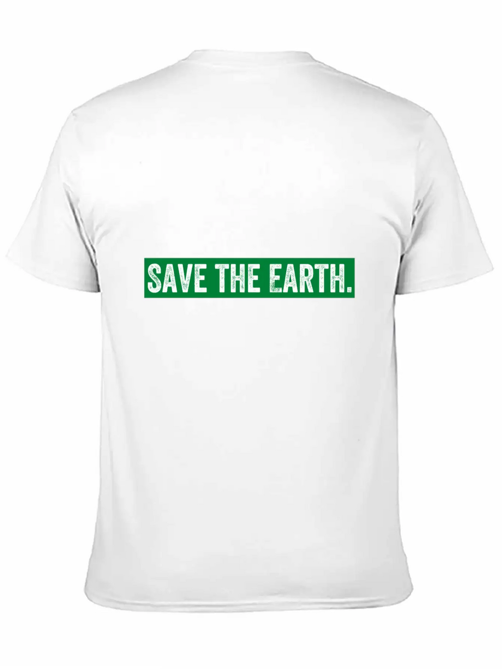 Save The Earth Unisex Casual T-Shirt – Clean Design For Daily Comfort
