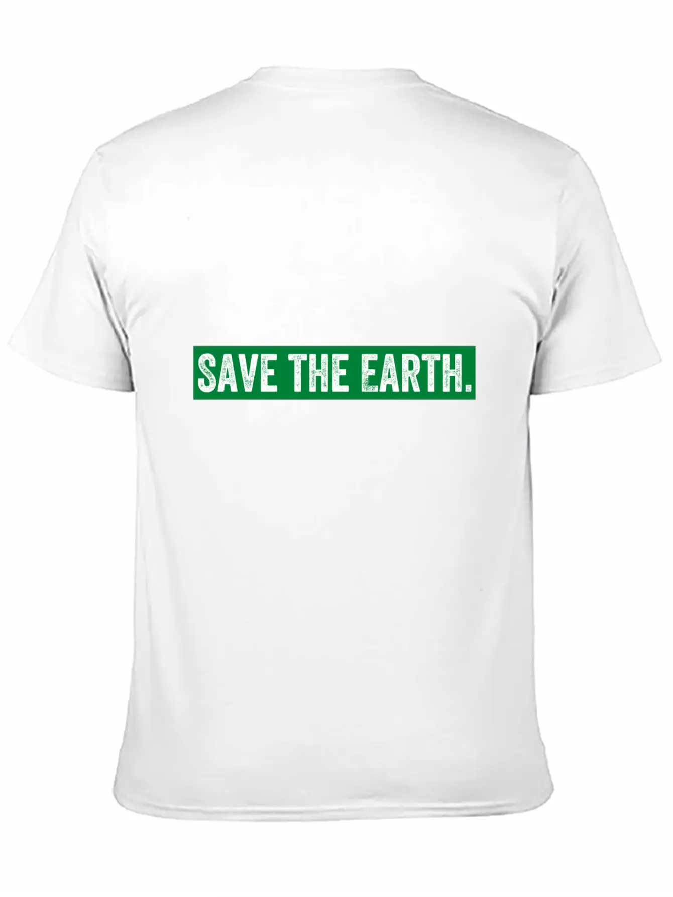 Save The Earth Unisex Casual T-Shirt – Clean Design For Daily Comfort