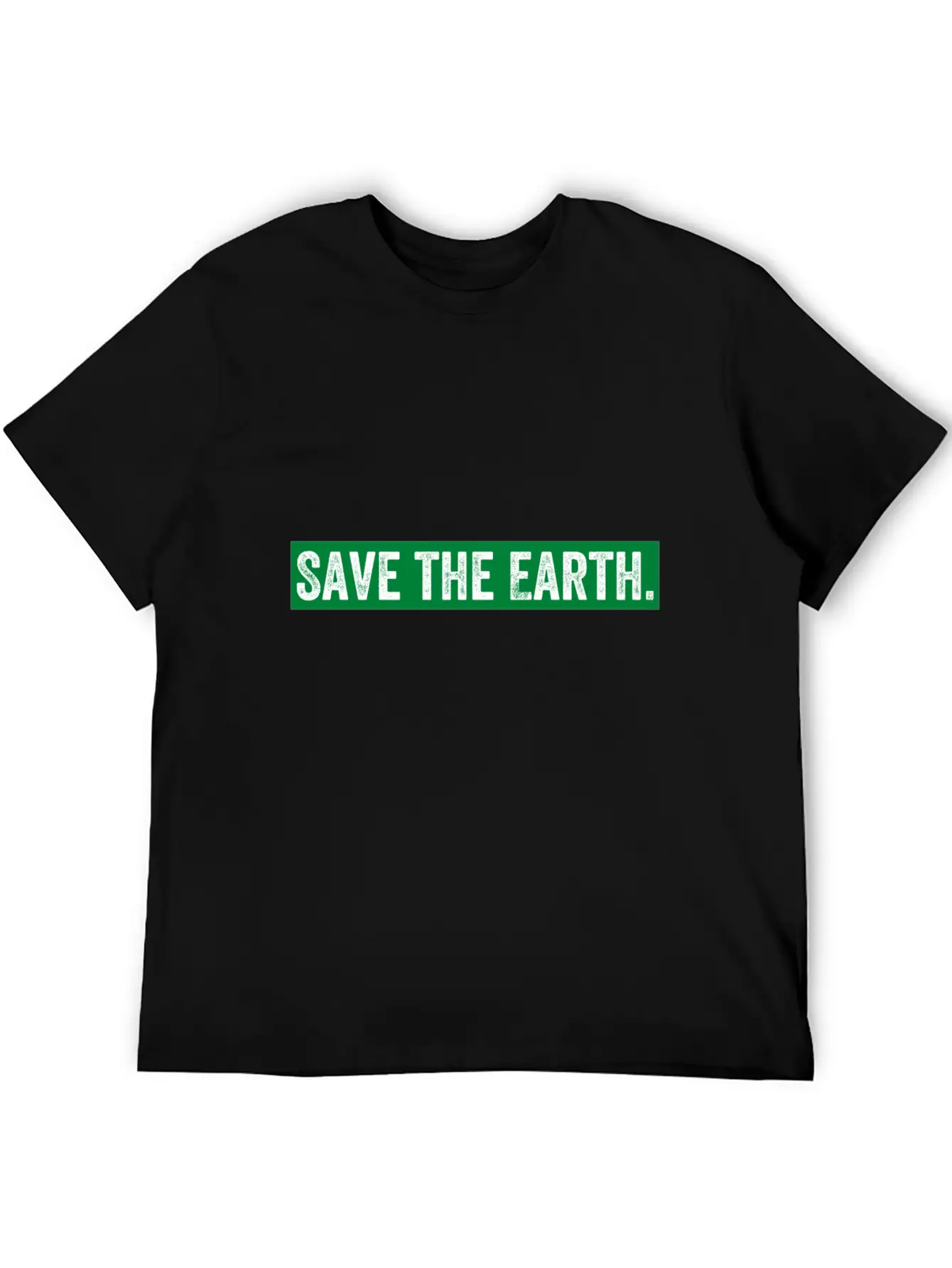 Save The Earth Unisex Casual T-Shirt – Clean Design For Daily Comfort