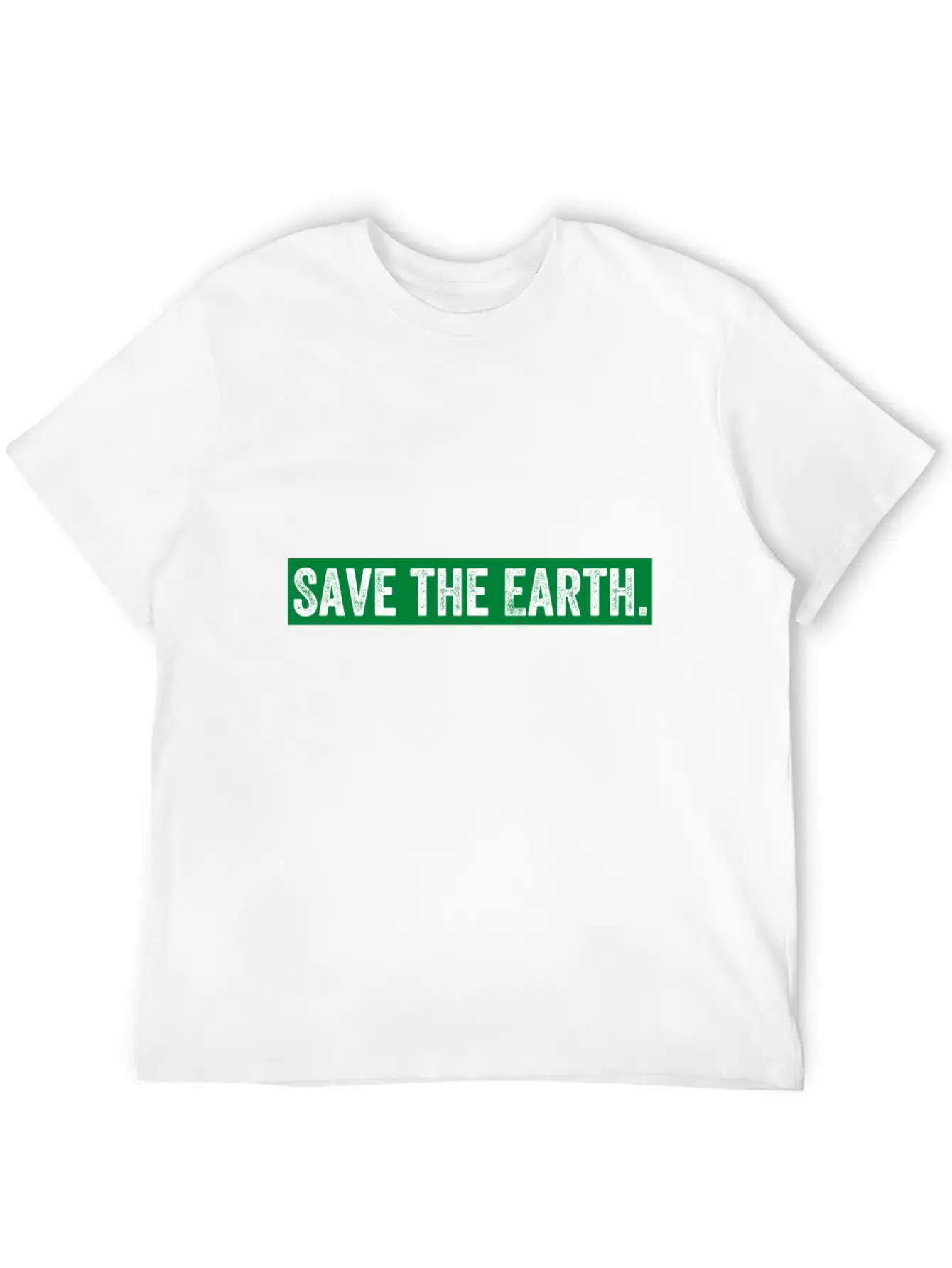 Save The Earth Unisex Casual T-Shirt – Clean Design For Daily Comfort