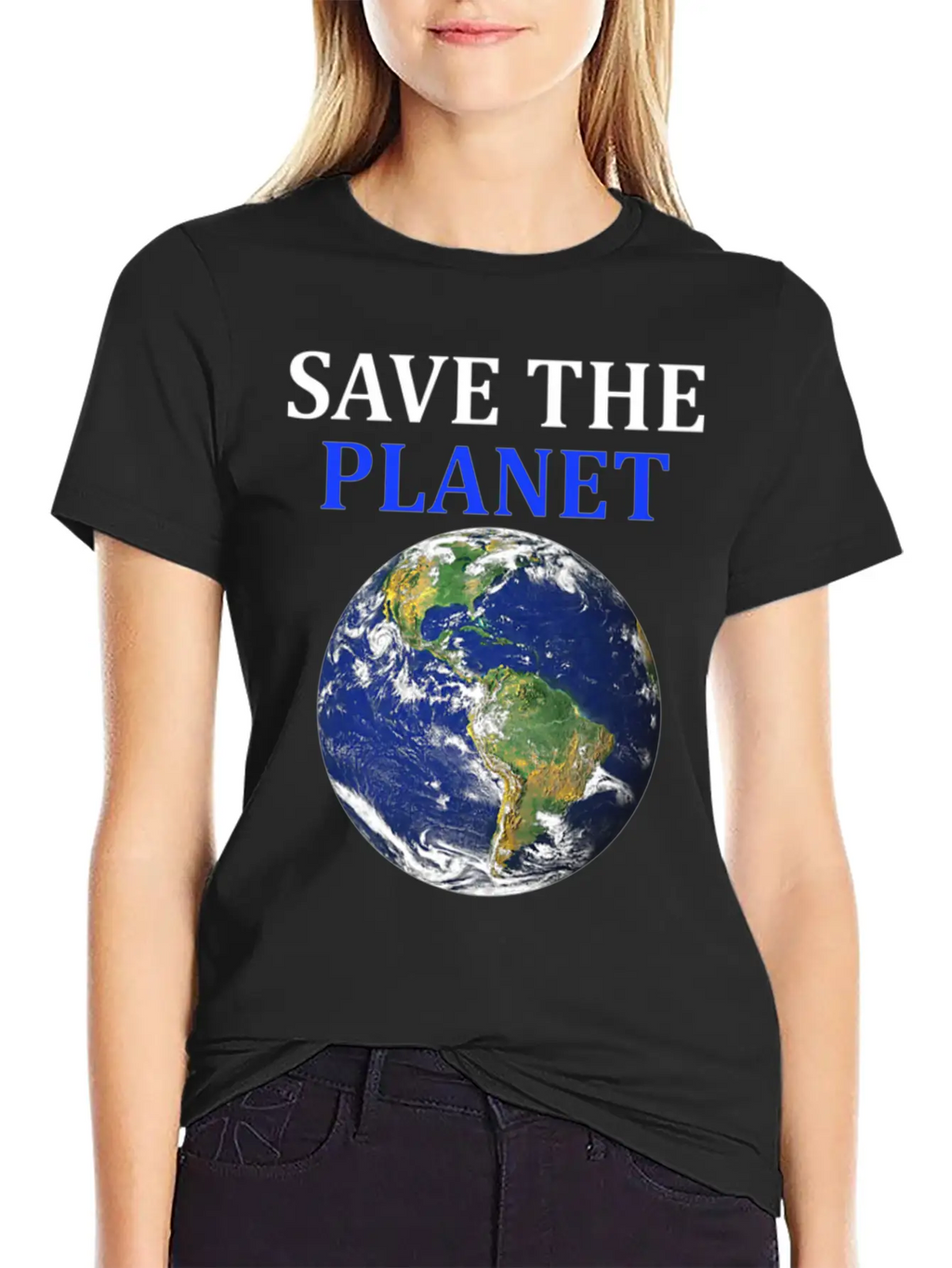 Save The Planet Eat The Babies Climate Change Basic Graphic T-Shirt – Daily Comfort In Soft Cotton