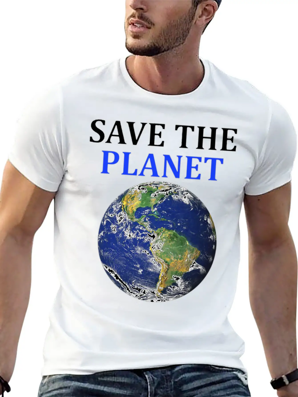 Save The Planet Eat The Babies Climate Change Basic Graphic T-Shirt – Daily Comfort In Soft Cotton