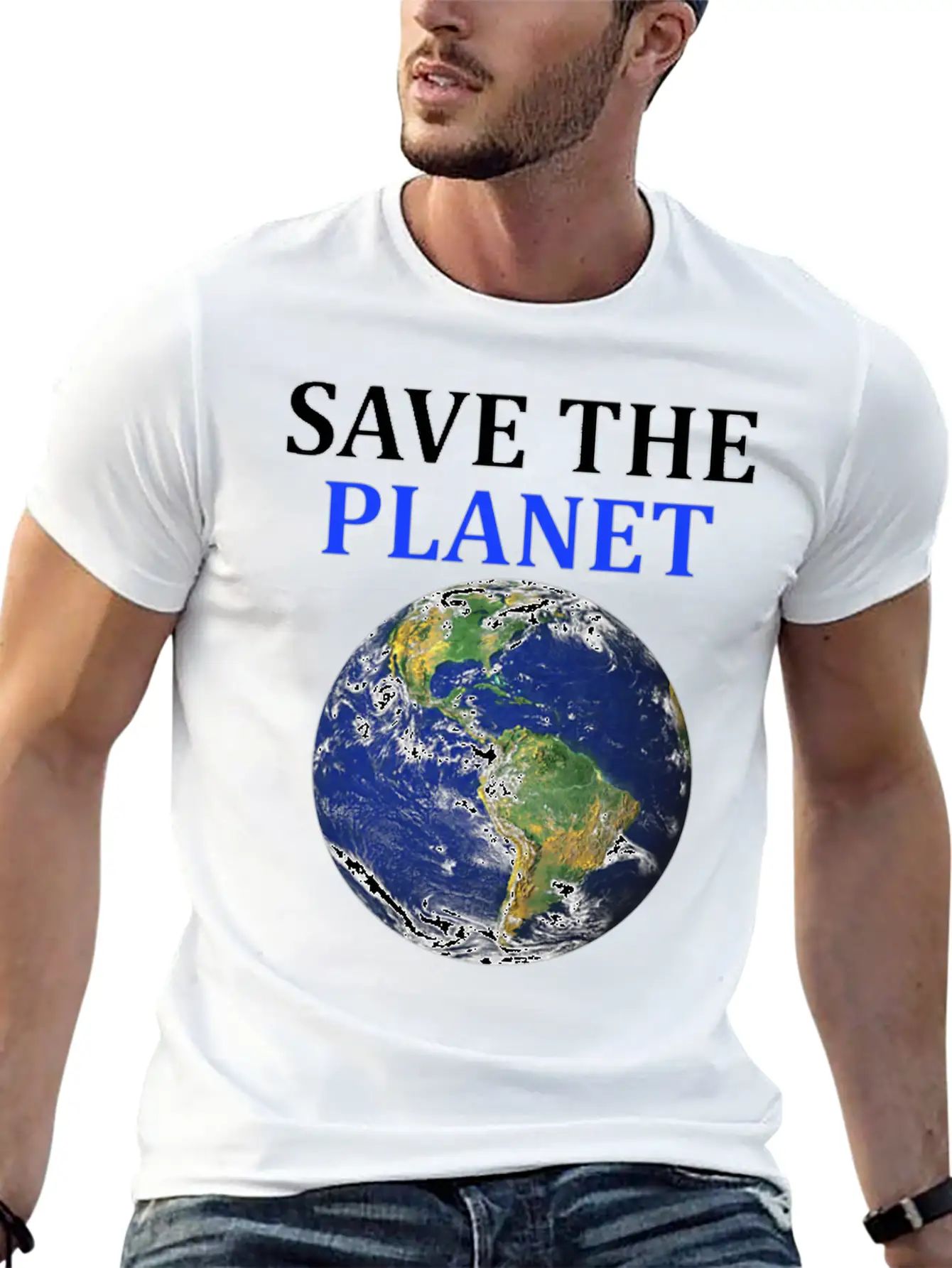 Save The Planet Eat The Babies Climate Change Basic Graphic T-Shirt – Daily Comfort In Soft Cotton