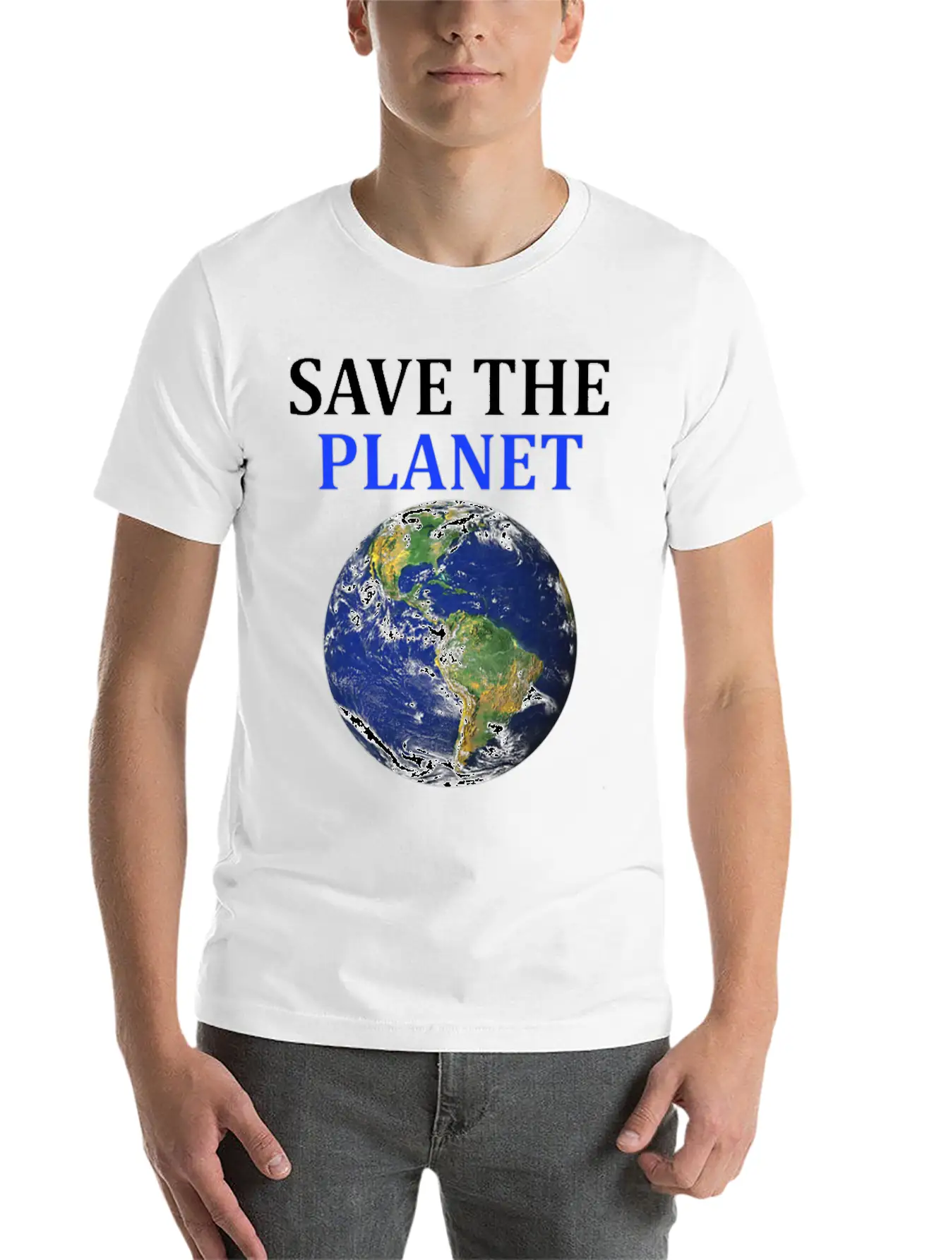 Save The Planet Eat The Babies Climate Change Basic Graphic T-Shirt – Daily Comfort In Soft Cotton