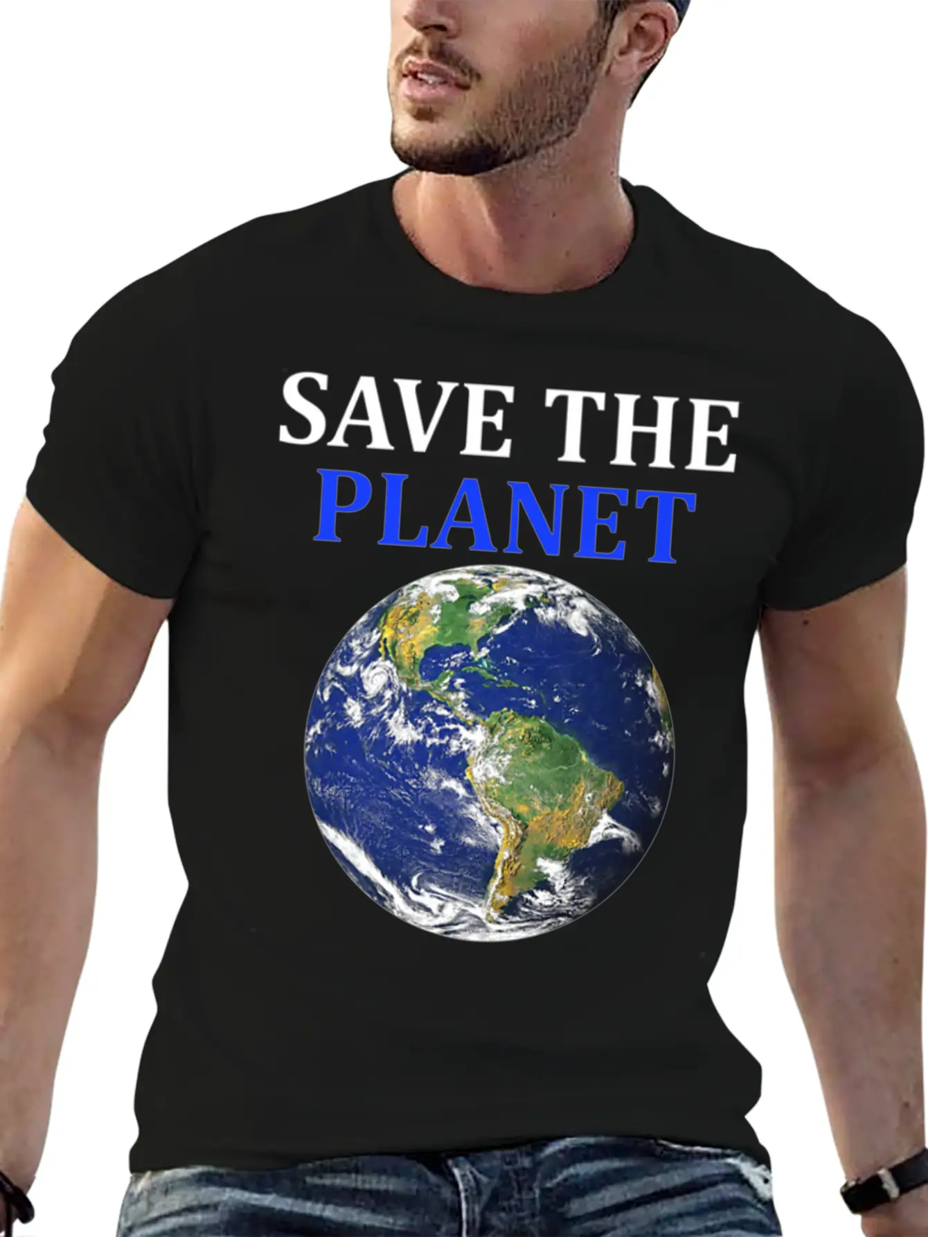 Save The Planet Eat The Babies Climate Change Basic Graphic T-Shirt – Daily Comfort In Soft Cotton