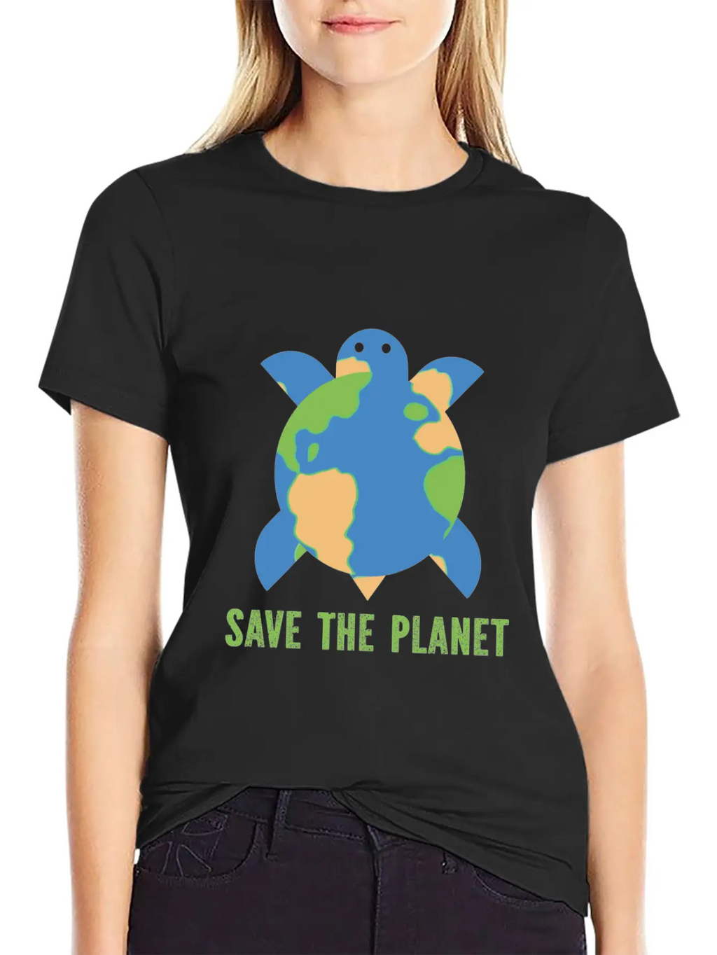 Save The Planet Unisex Casual T-Shirt – Clean Design For Daily Comfort