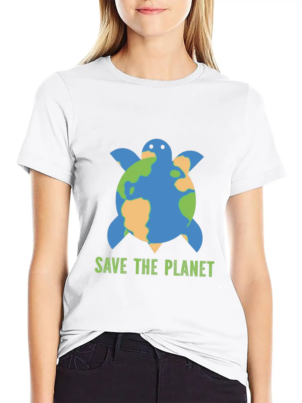 Save The Planet Unisex Casual T-Shirt – Clean Design For Daily Comfort