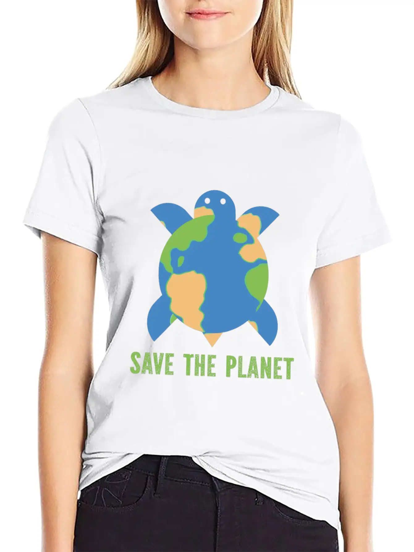 Save The Planet Unisex Casual T-Shirt – Clean Design For Daily Comfort
