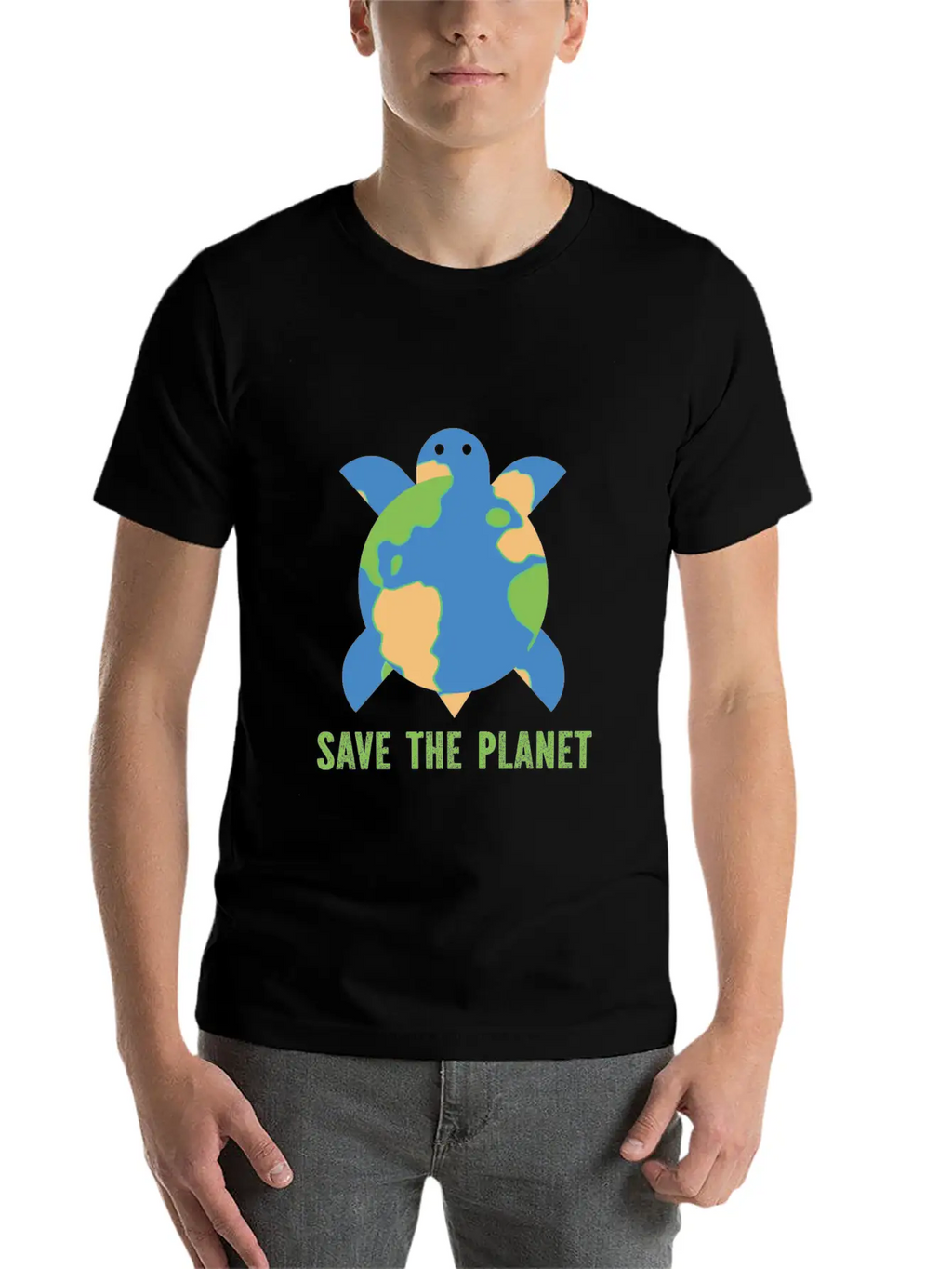 Save The Planet Unisex Casual T-Shirt – Clean Design For Daily Comfort