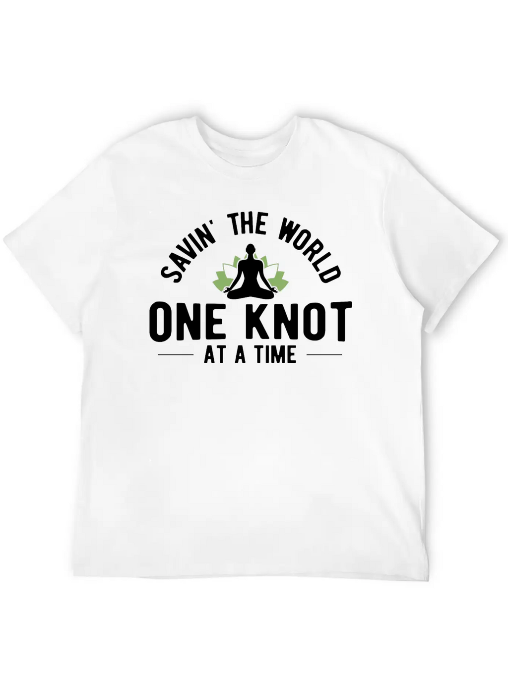 Savin The World One Knot Therapy Massage Therapist Relaxed Everyday Tee – Lightweight And Durable Cotton