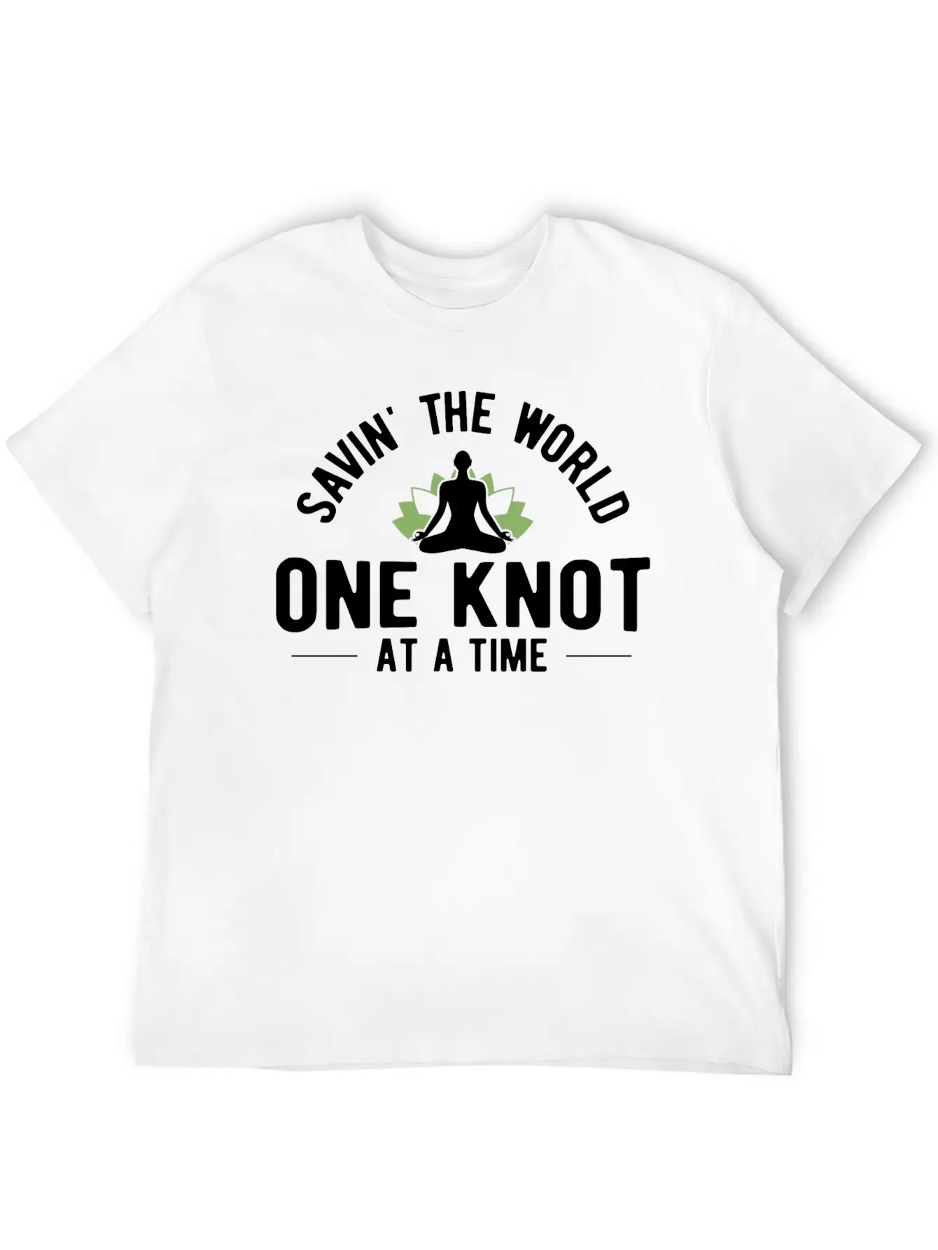 Savin The World One Knot Therapy Massage Therapist Relaxed Everyday Tee – Lightweight And Durable Cotton
