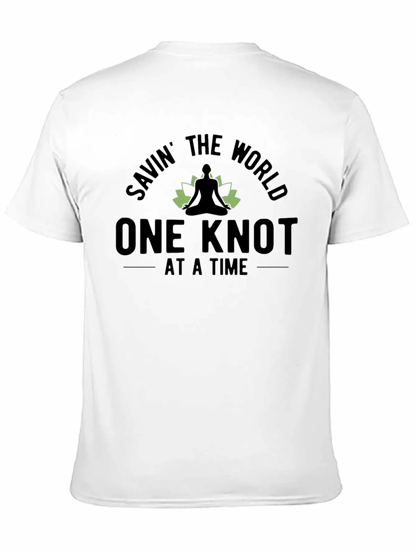 Savin The World One Knot Therapy Massage Therapist Relaxed Everyday Tee – Lightweight And Durable Cotton
