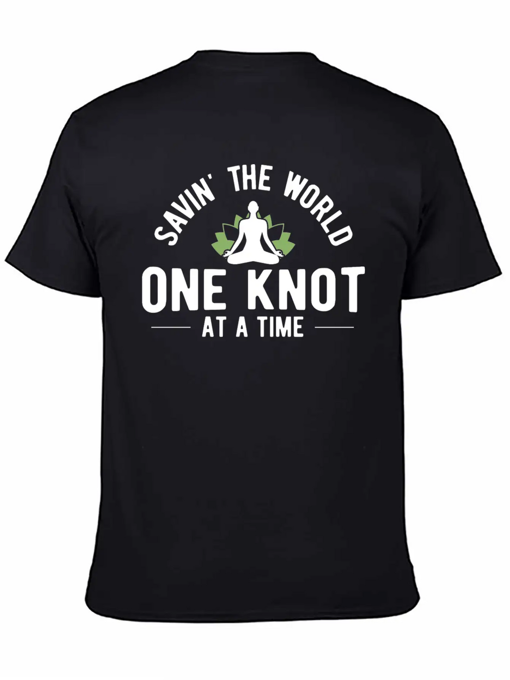 Savin The World One Knot Therapy Massage Therapist Relaxed Everyday Tee – Lightweight And Durable Cotton