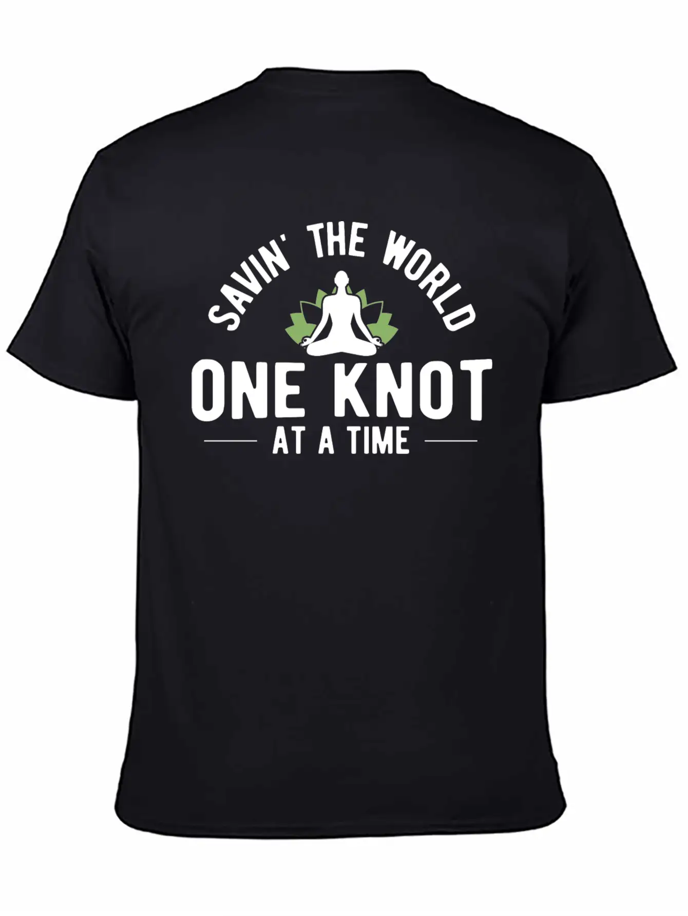 Savin The World One Knot Therapy Massage Therapist Relaxed Everyday Tee – Lightweight And Durable Cotton