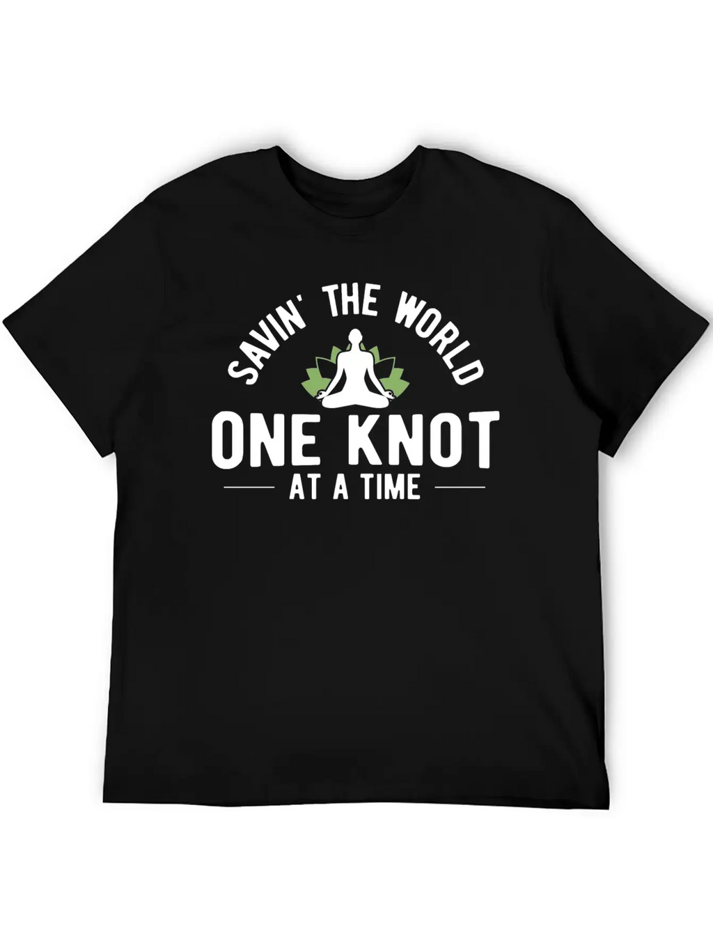 Savin The World One Knot Therapy Massage Therapist Relaxed Everyday Tee – Lightweight And Durable Cotton