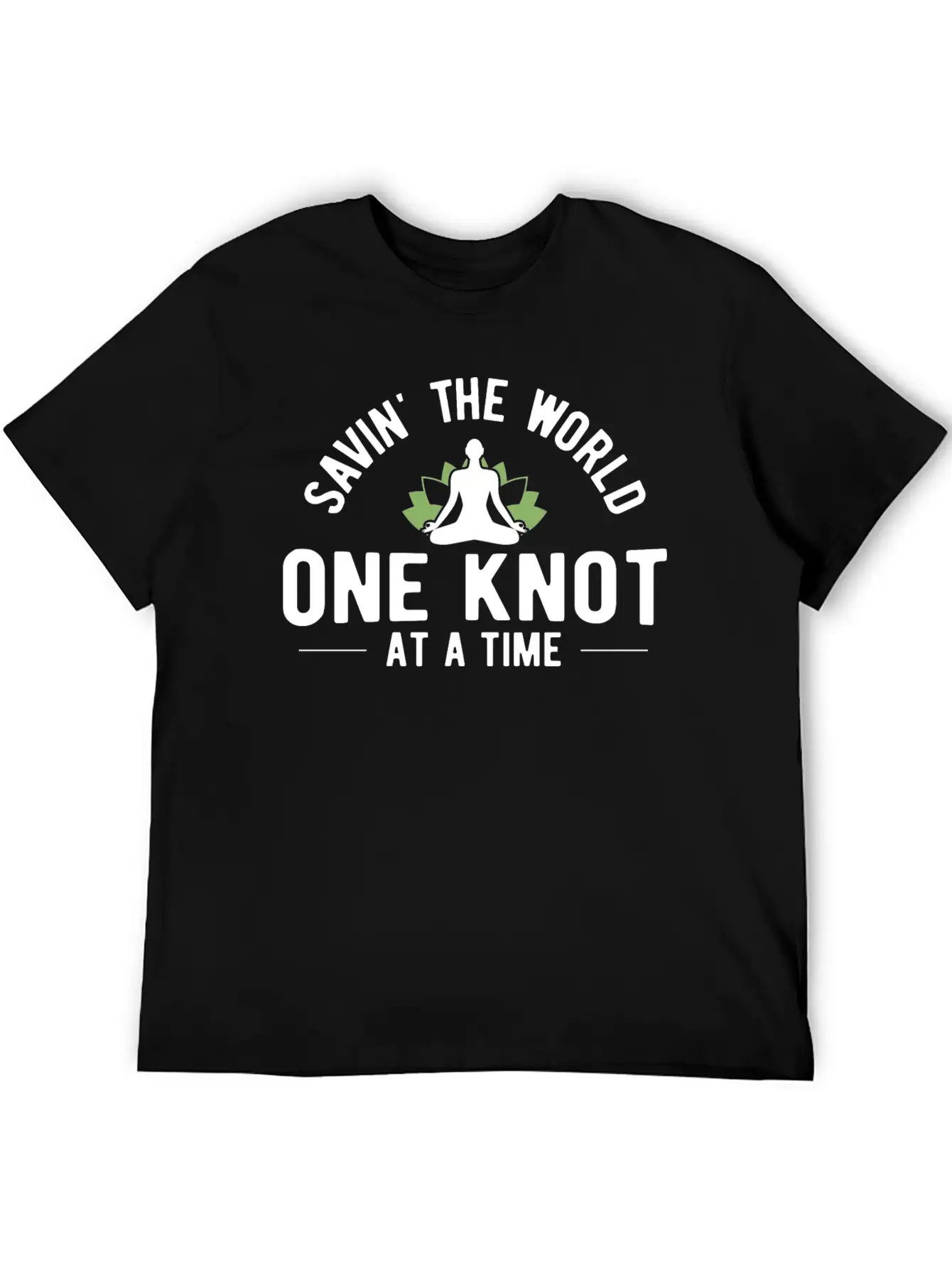 Savin The World One Knot Therapy Massage Therapist Relaxed Everyday Tee – Lightweight And Durable Cotton