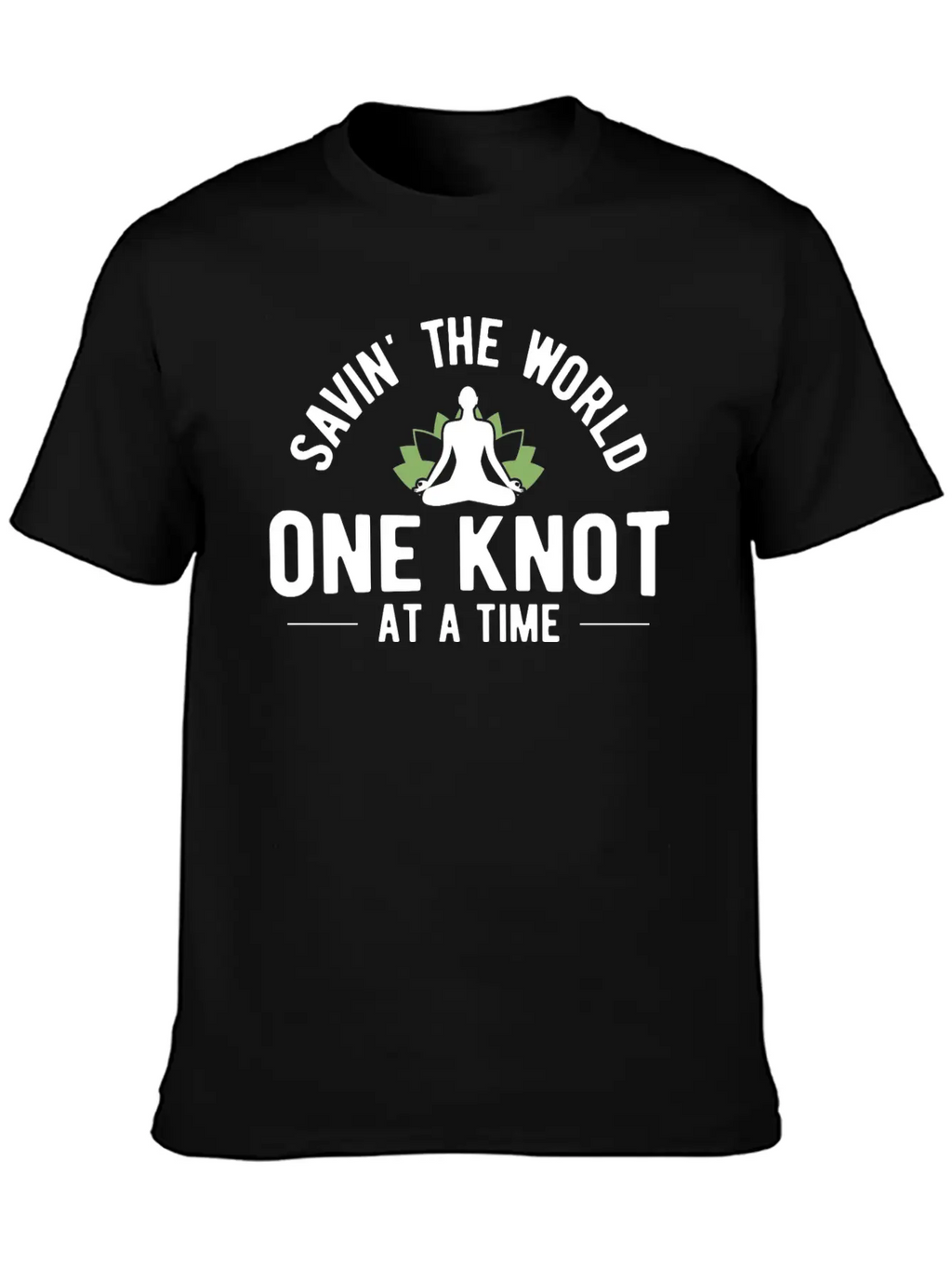Savin The World One Knot Therapy Massage Therapist Relaxed Everyday Tee – Lightweight And Durable Cotton