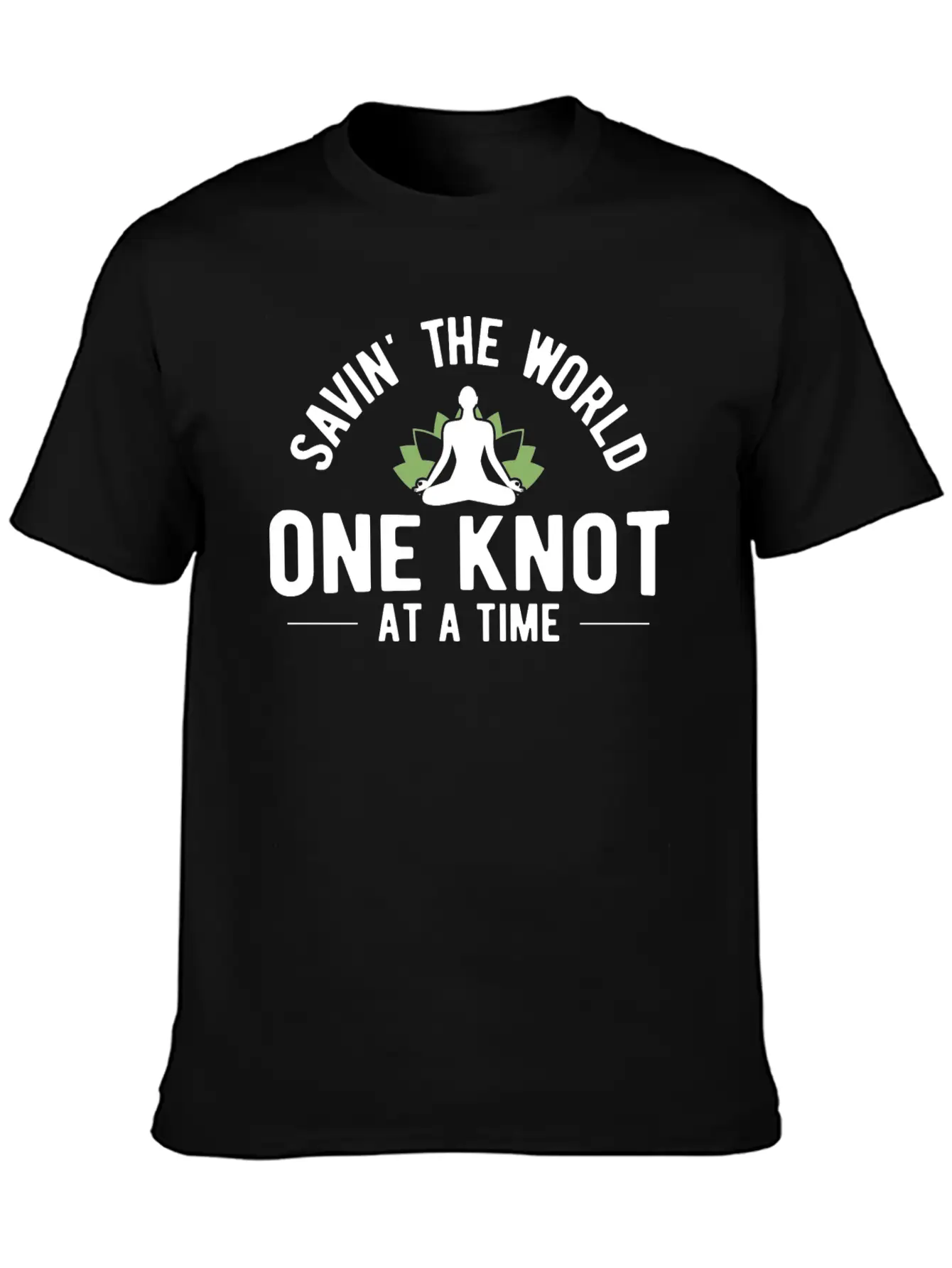 Savin The World One Knot Therapy Massage Therapist Relaxed Everyday Tee – Lightweight And Durable Cotton