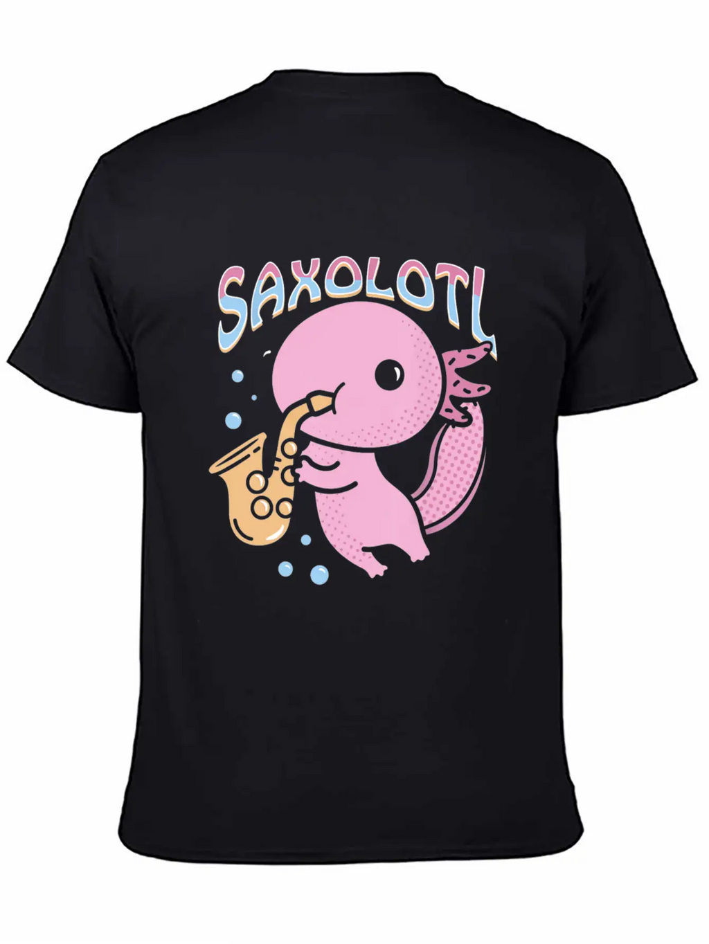 Saxolotl Axolotl Playing Saxophone Classic Cotton Tee – Unisex Comfort For Any Season