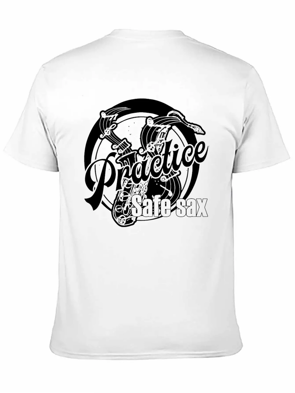 Saxophone Breathable Soft Cotton T-Shirt – Timeless Casual Look