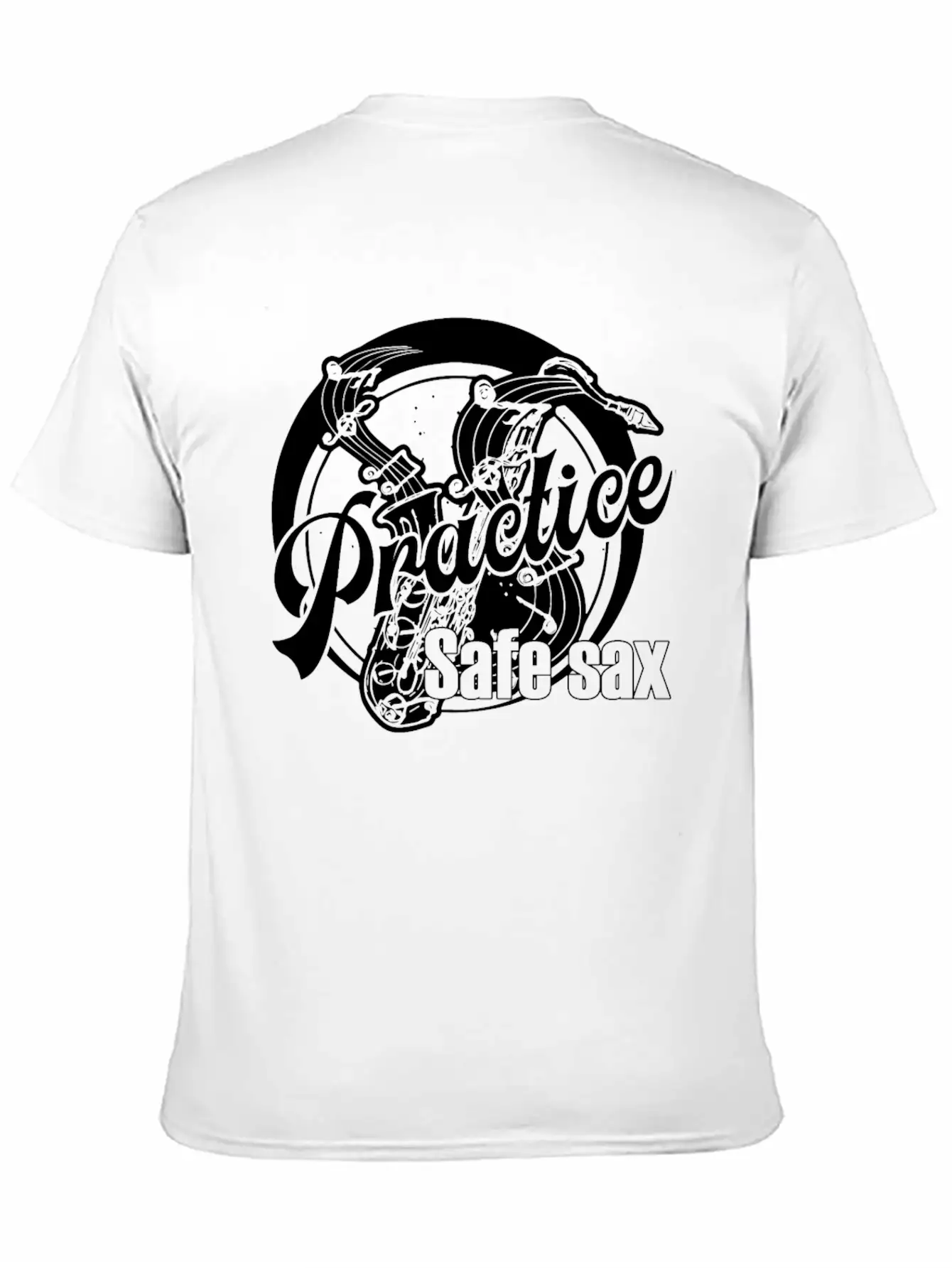 Saxophone Breathable Soft Cotton T-Shirt – Timeless Casual Look