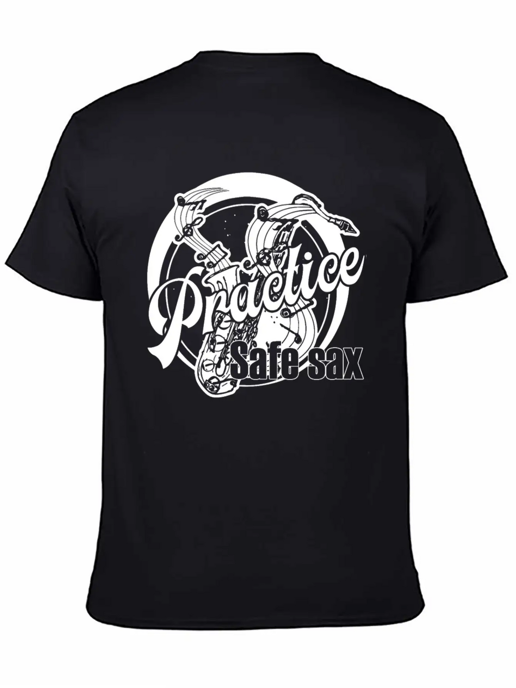 Saxophone Breathable Soft Cotton T-Shirt – Timeless Casual Look