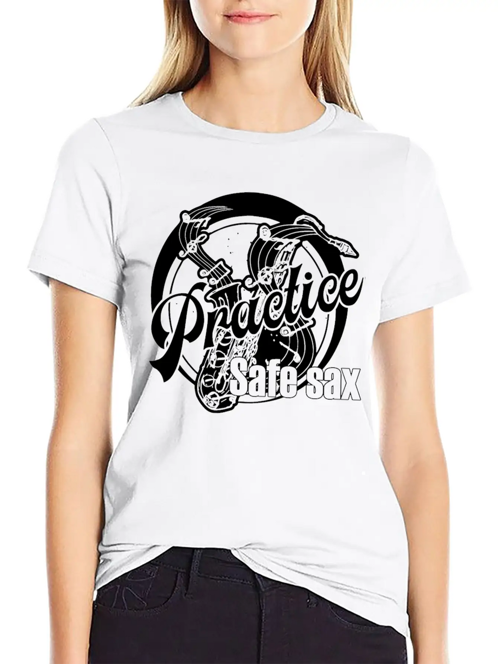 Saxophone Breathable Soft Cotton T-Shirt – Timeless Casual Look