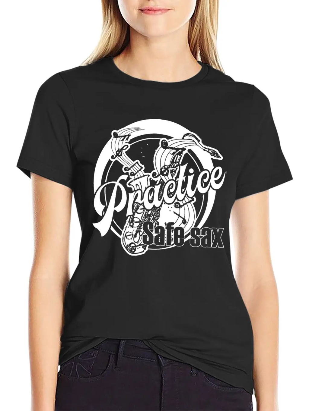 Saxophone Breathable Soft Cotton T-Shirt – Timeless Casual Look