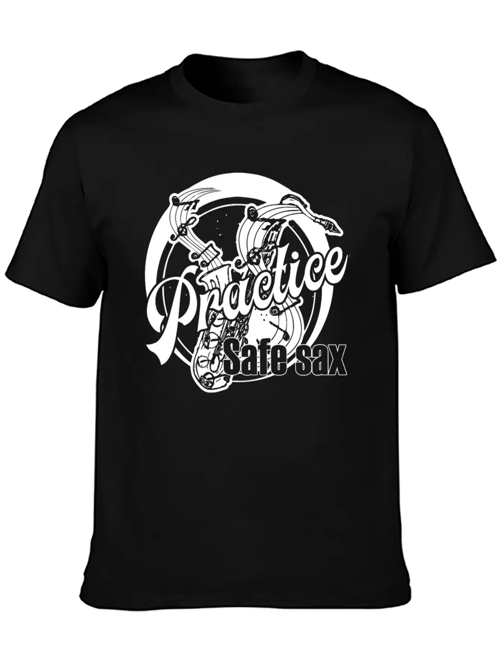Saxophone Breathable Soft Cotton T-Shirt – Timeless Casual Look