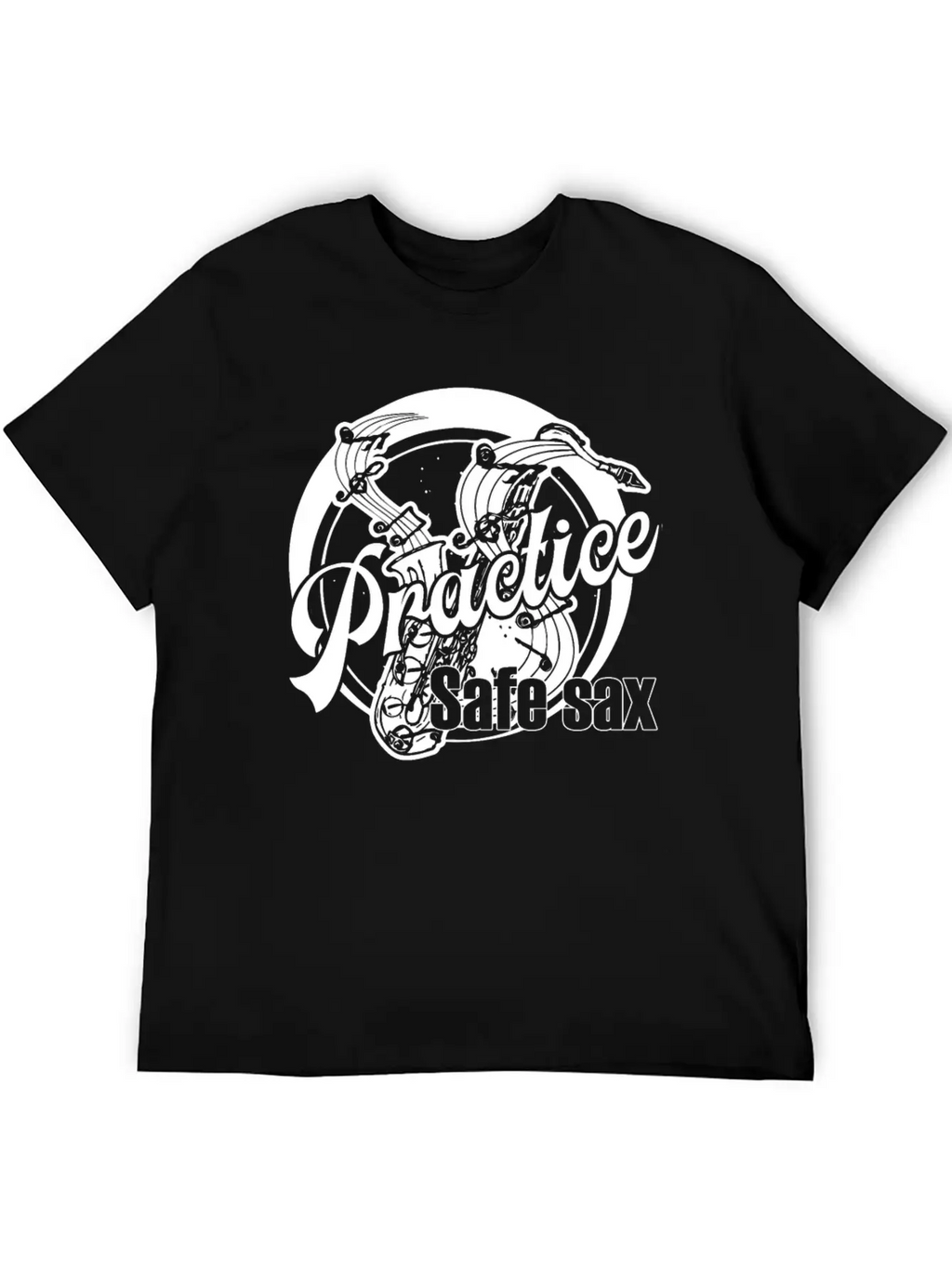 Saxophone Breathable Soft Cotton T-Shirt – Timeless Casual Look