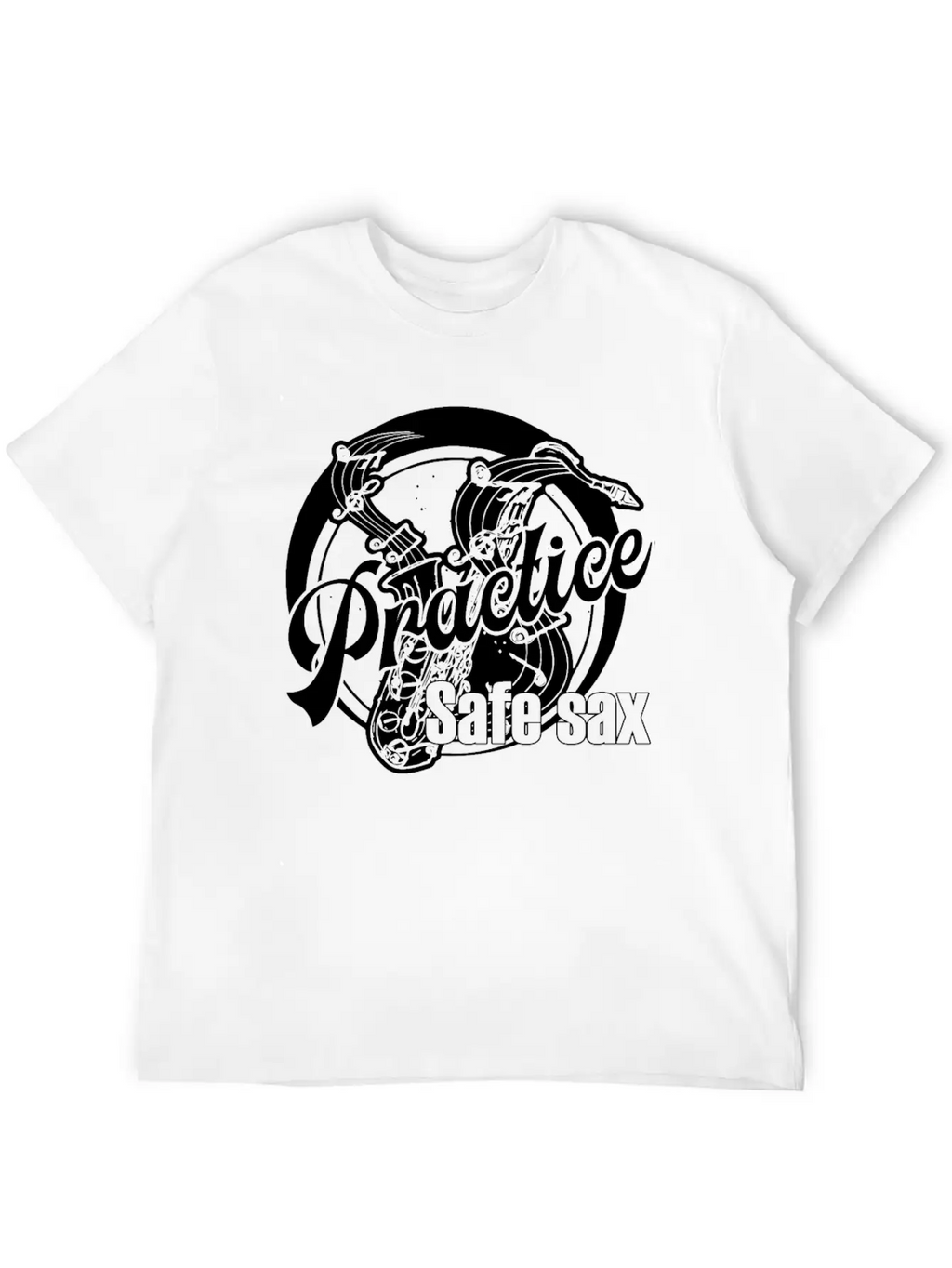 Saxophone Breathable Soft Cotton T-Shirt – Timeless Casual Look