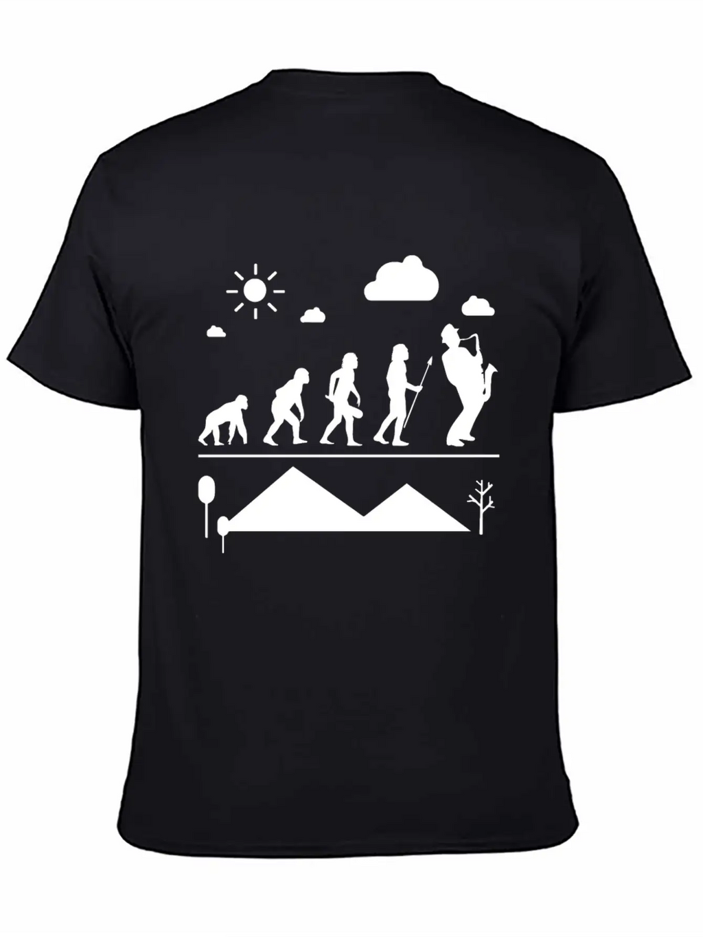 Saxophone Evolution Shirt Classic Cotton Tee – Unisex Comfort For Any Season