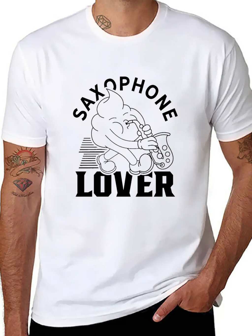 Saxophone Lover Band Musician Player Saxophones Timeless Short Sleeve Tee – Comfy And Minimalist Design