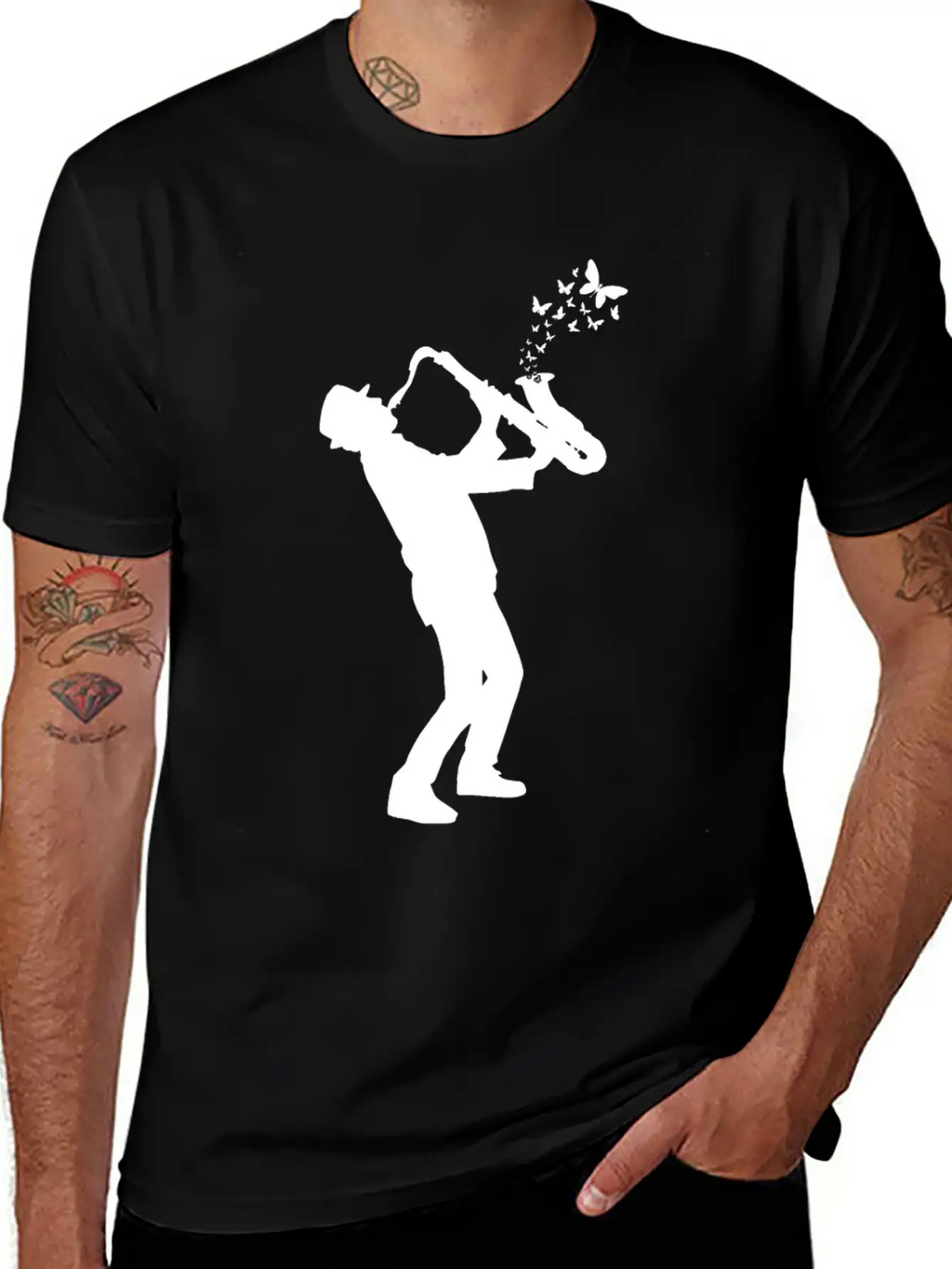 Saxophone Player Saxophone Lover - Saxophonist Timeless Short Sleeve Tee – Comfy And Minimalist Design