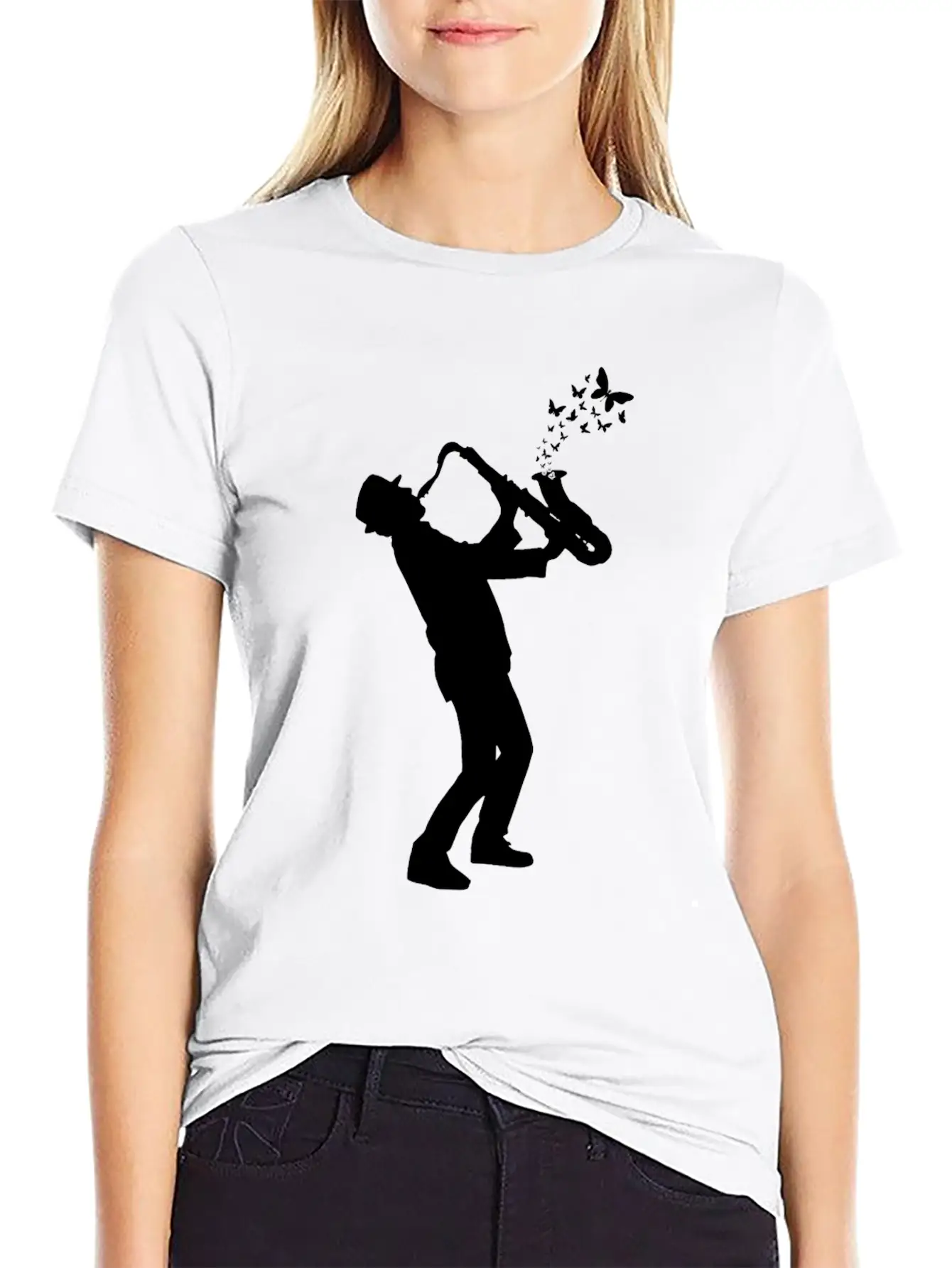 Saxophone Player Saxophone Lover - Saxophonist Timeless Short Sleeve Tee – Comfy And Minimalist Design