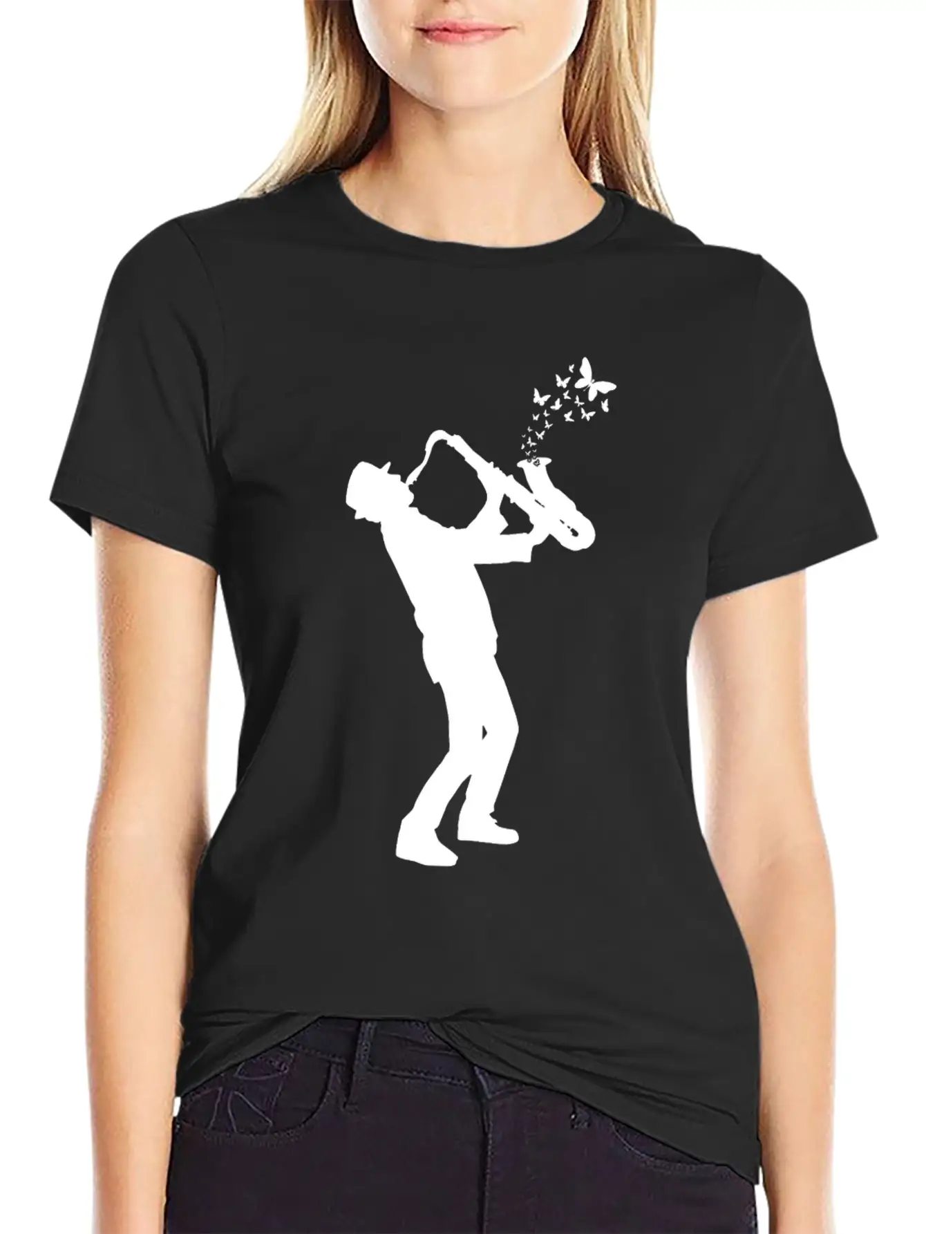 Saxophone Player Saxophone Lover - Saxophonist Timeless Short Sleeve Tee – Comfy And Minimalist Design