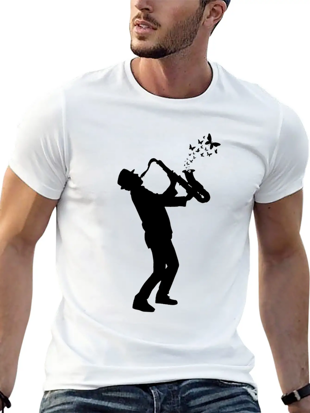 Saxophone Player Saxophone Lover - Saxophonist Timeless Short Sleeve Tee – Comfy And Minimalist Design