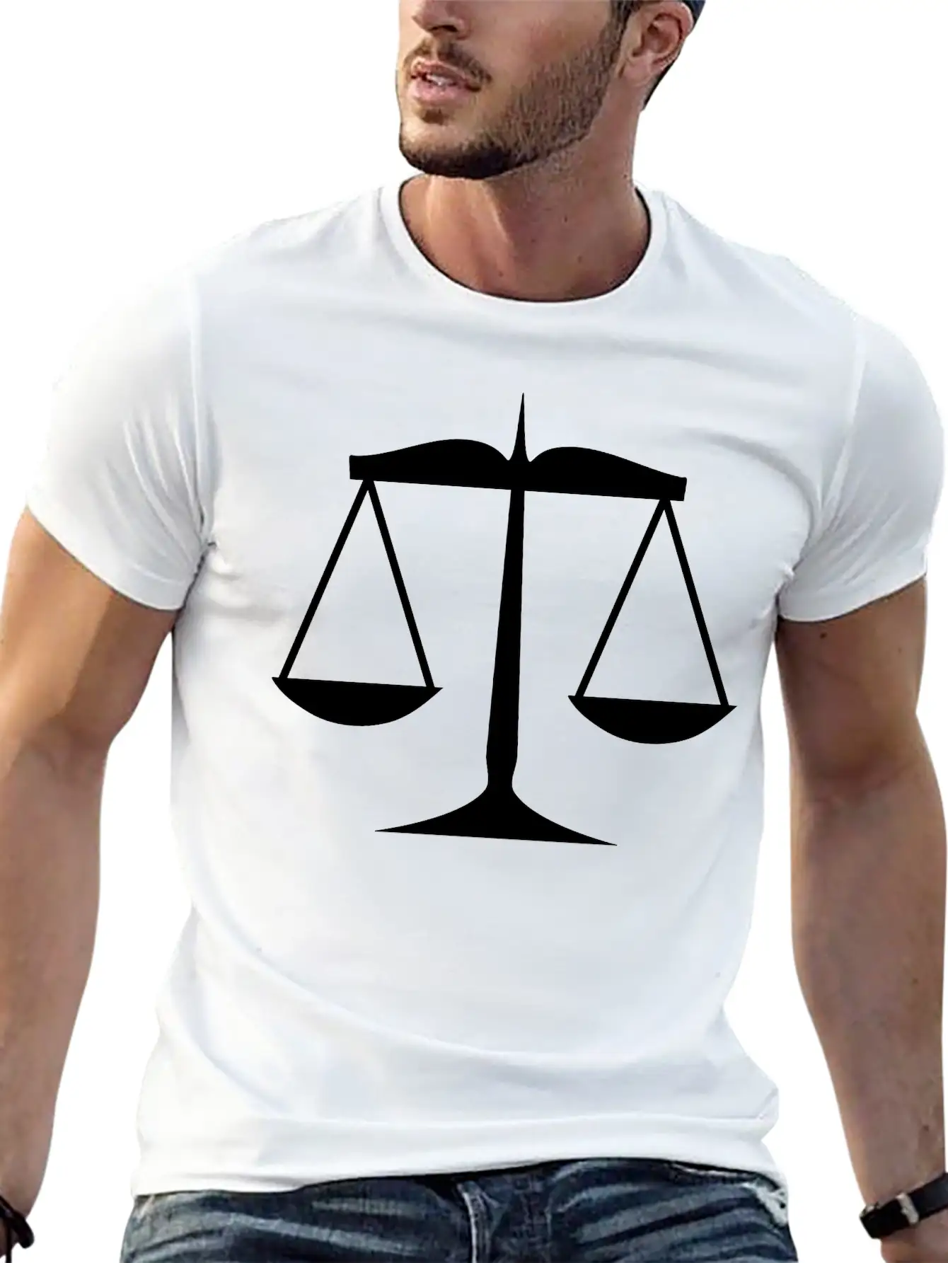 Scales Of Justice Classic Cotton Tee – Unisex Comfort For Any Season