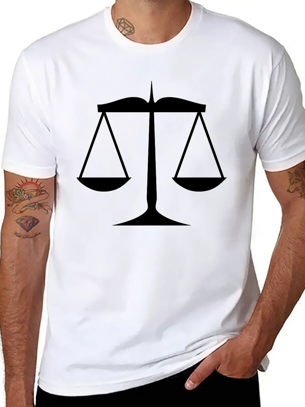 Scales Of Justice Classic Cotton Tee – Unisex Comfort For Any Season