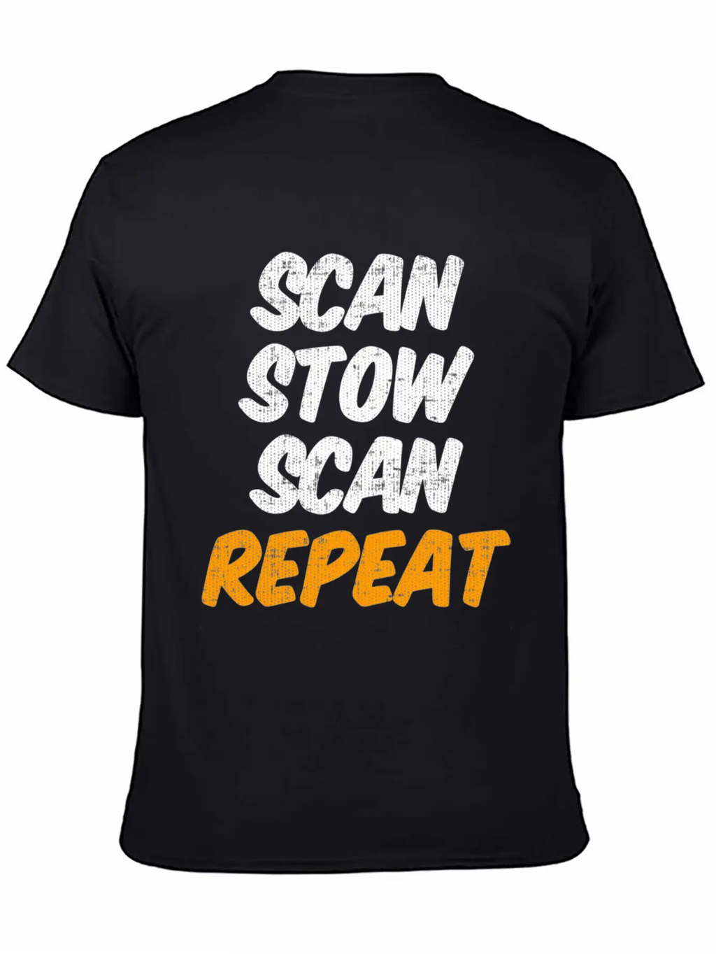 Scan Stow Scan Repeat Breathable Graphic T-Shirt – Perfect For Casual Days