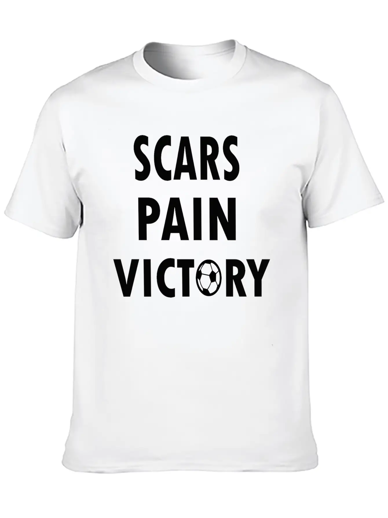 Scars Pain Victory Breathable Soft Cotton T-Shirt – Timeless Casual Look
