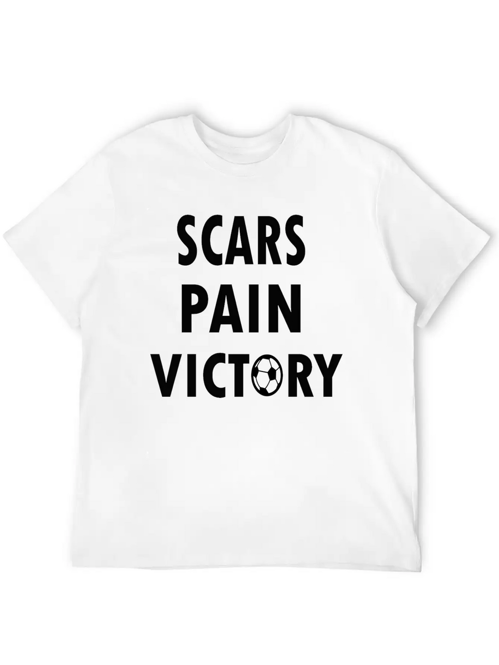 Scars Pain Victory Breathable Soft Cotton T-Shirt – Timeless Casual Look