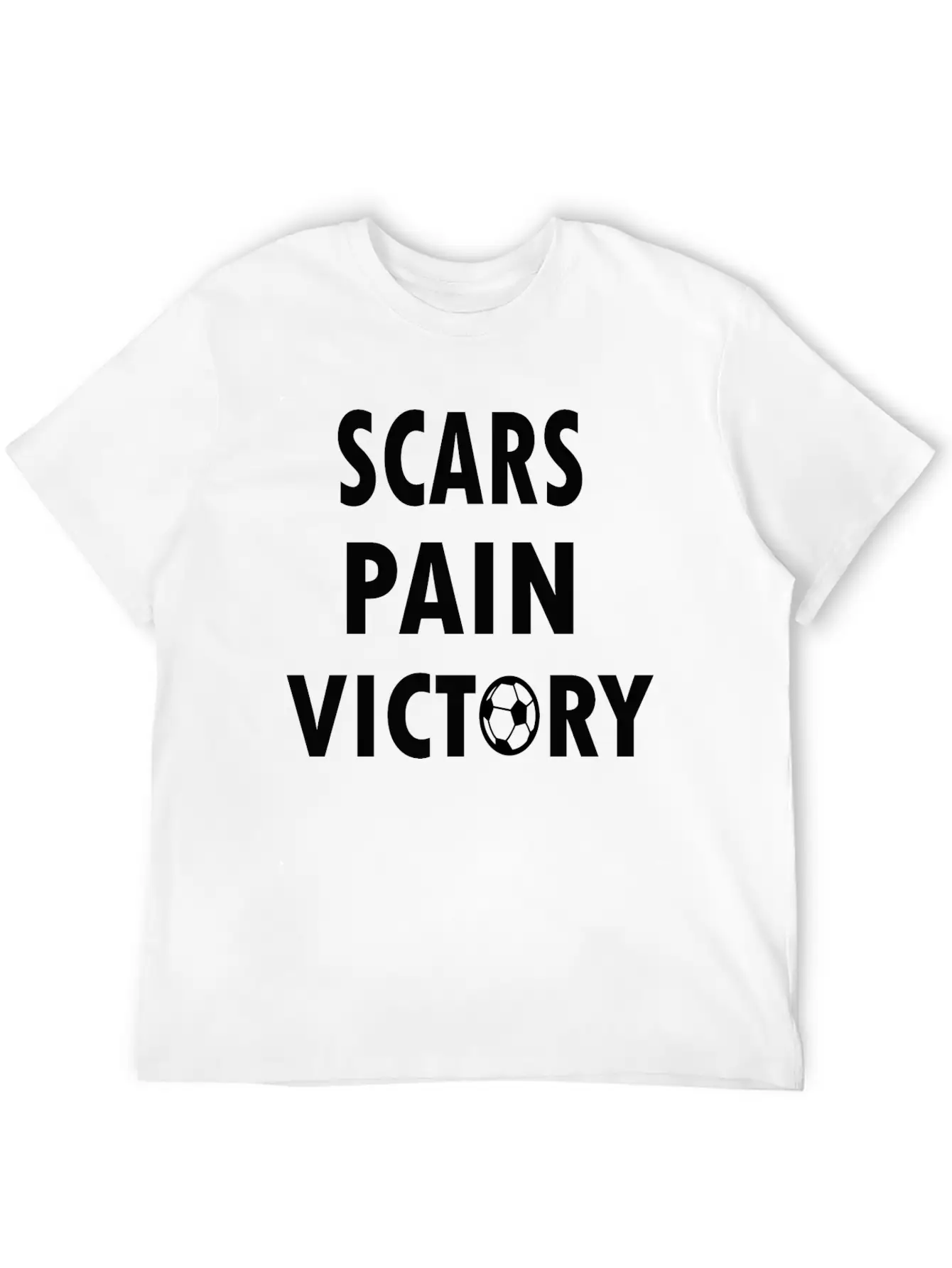 Scars Pain Victory Breathable Soft Cotton T-Shirt – Timeless Casual Look