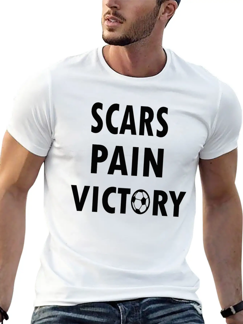 Scars Pain Victory Unisex Casual T-Shirt – Clean Design For Daily Comfort