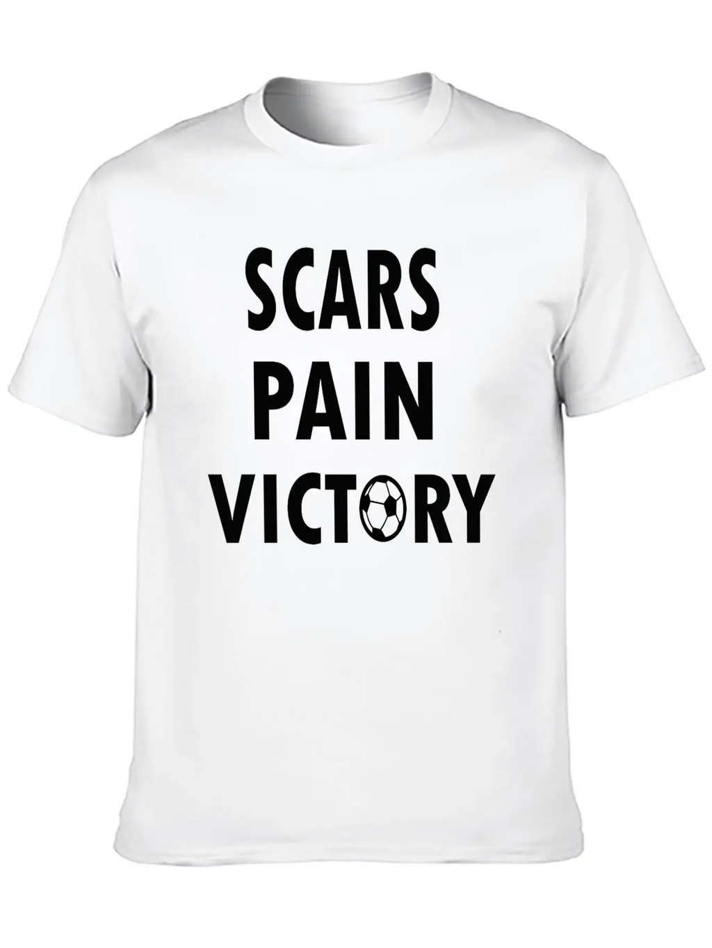 Scars Pain Victory Unisex Casual T-Shirt – Clean Design For Daily Comfort
