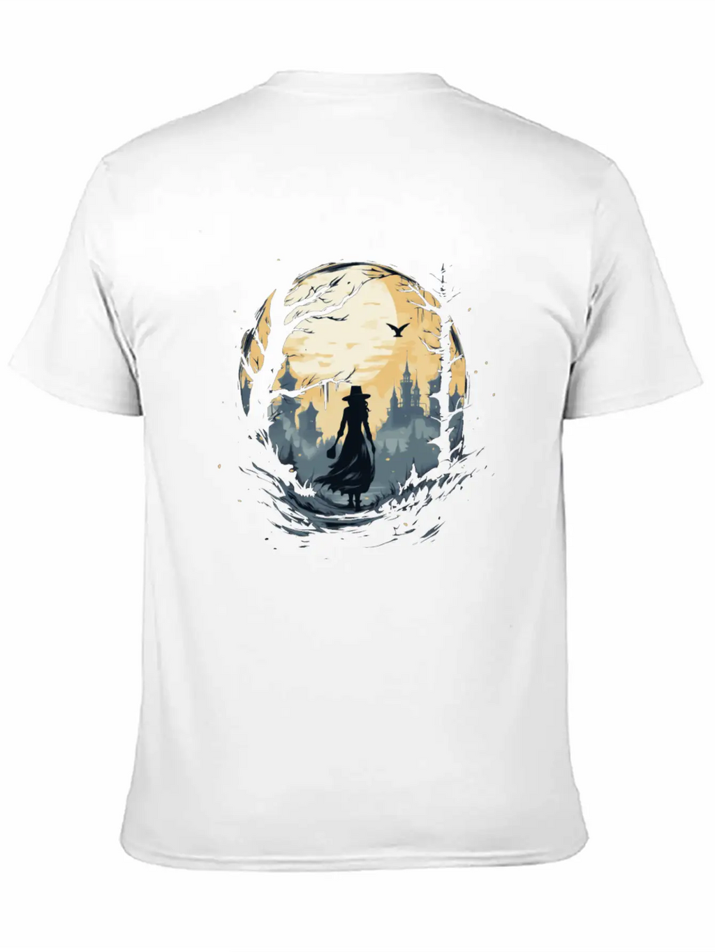 Scary Mood Of Halloween Relaxed Everyday Tee – Lightweight And Durable Cotton