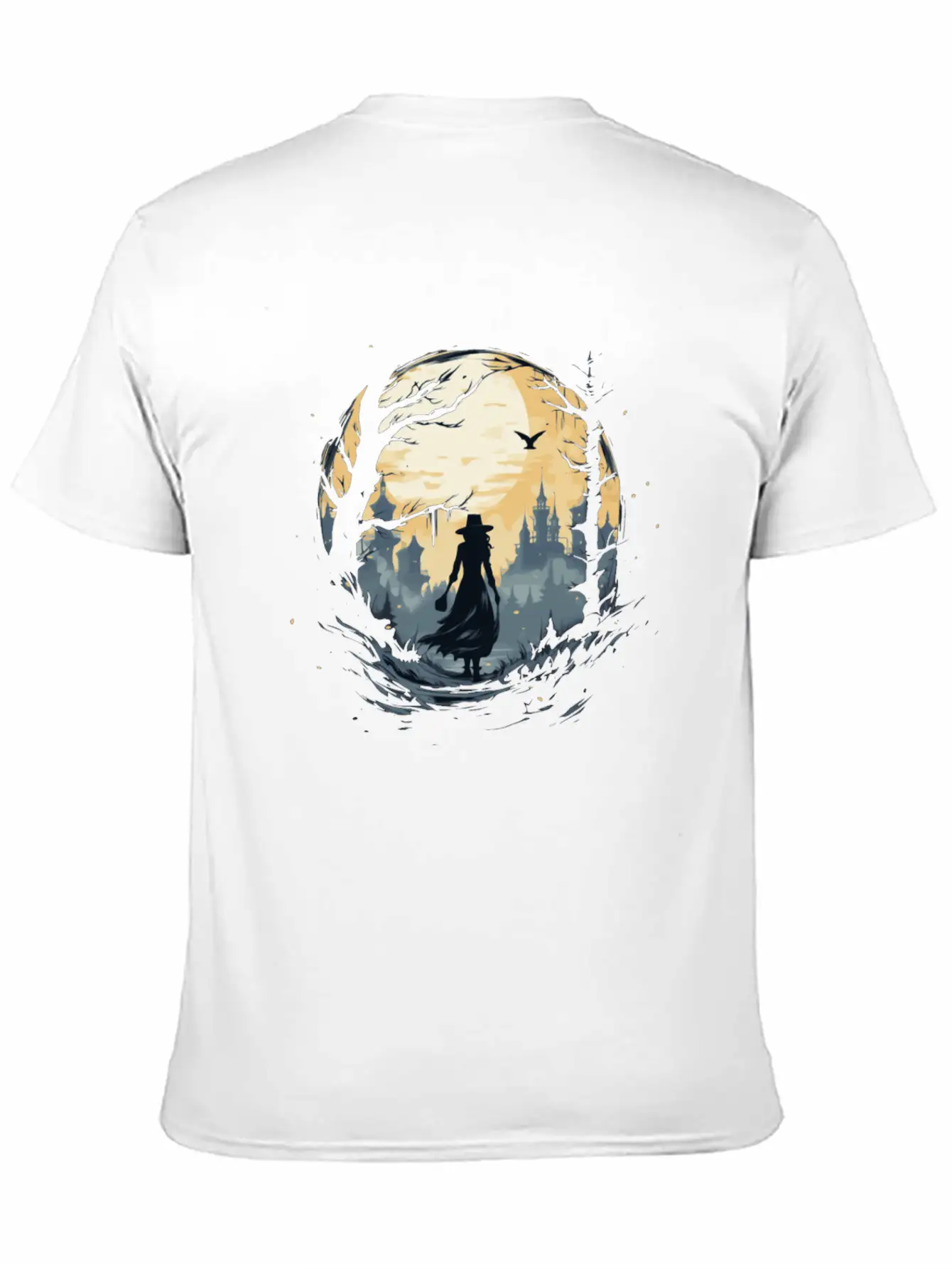 Scary Mood Of Halloween Relaxed Everyday Tee – Lightweight And Durable Cotton