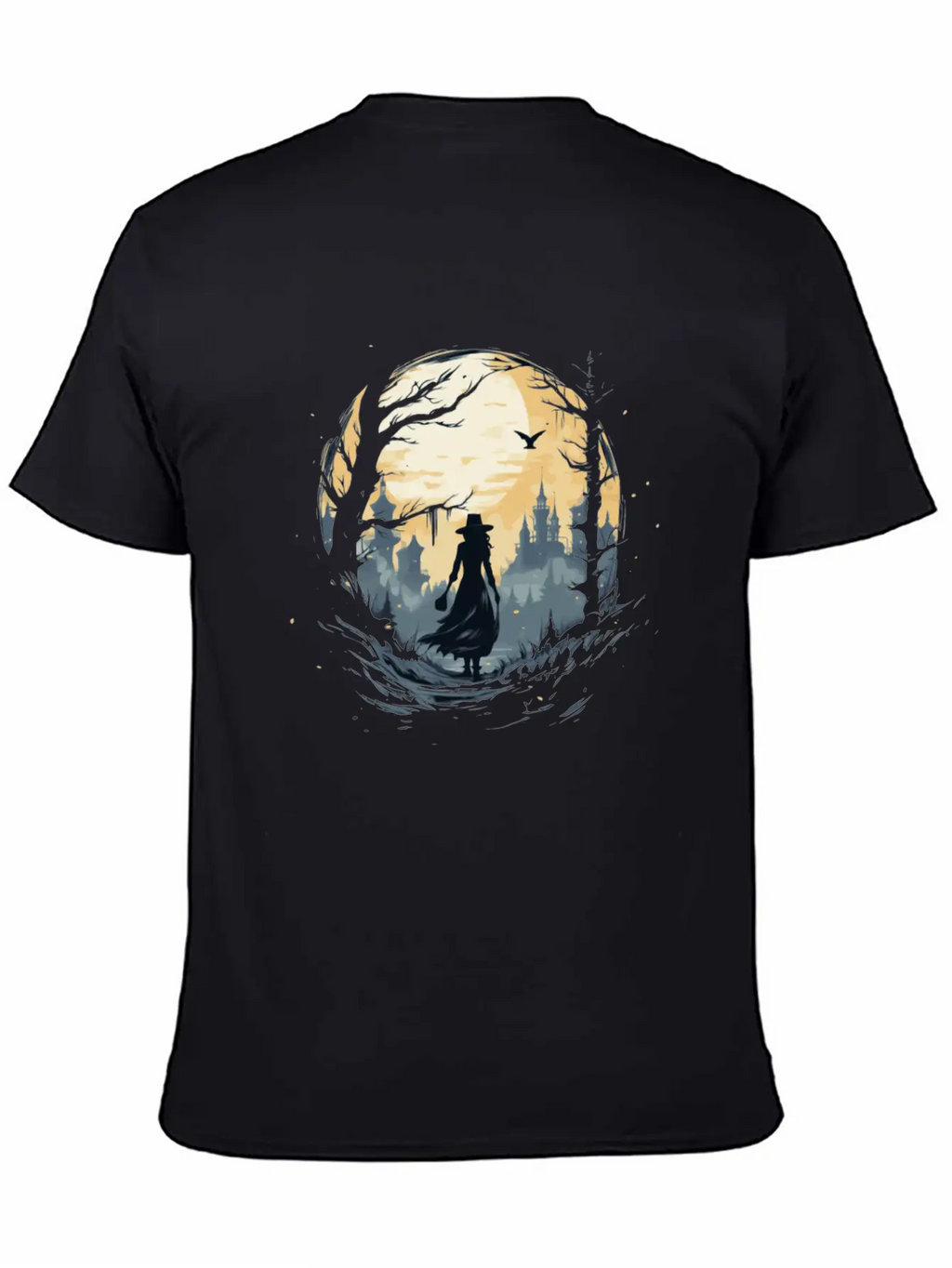 Scary Mood Of Halloween Relaxed Everyday Tee – Lightweight And Durable Cotton