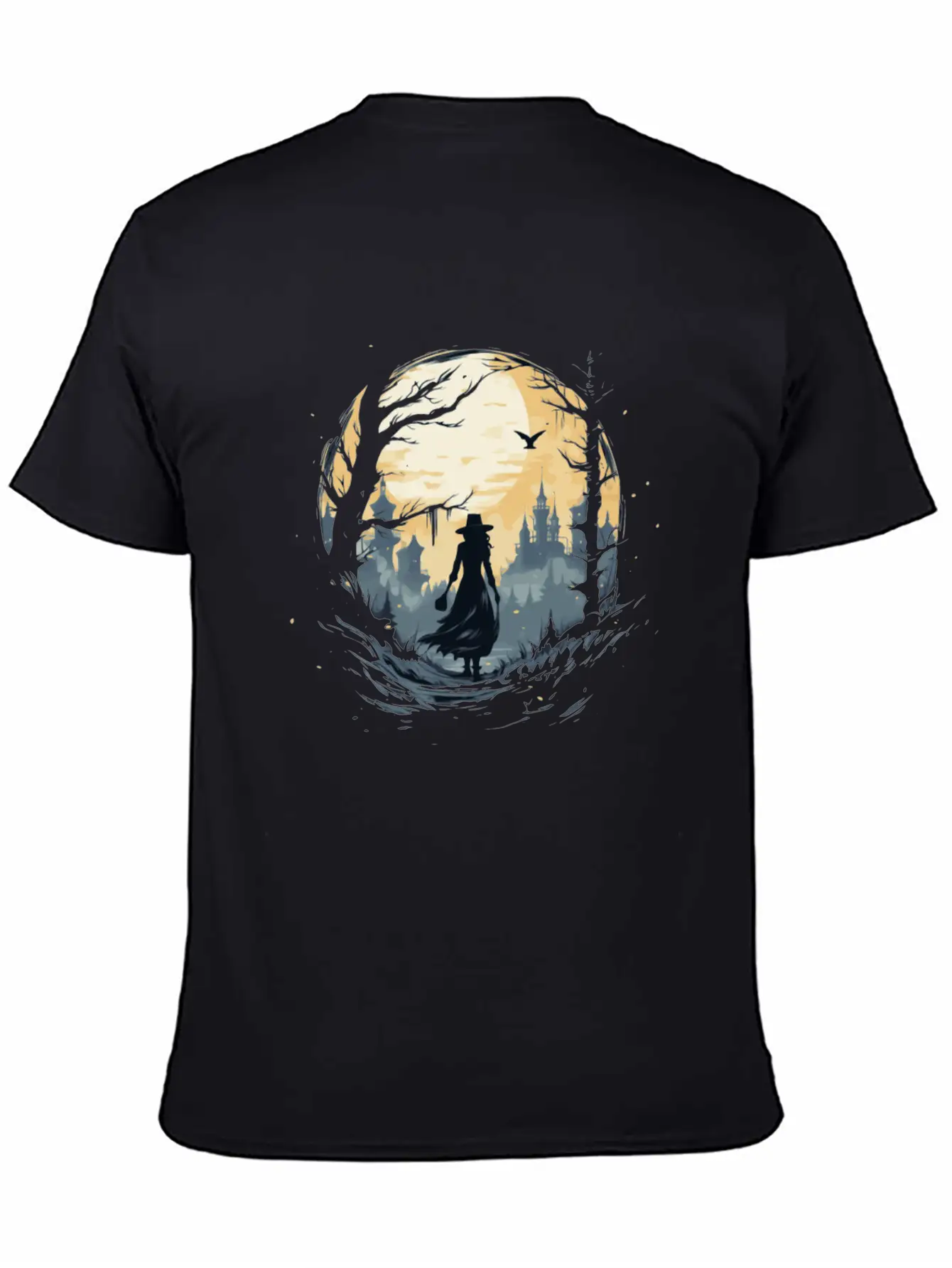 Scary Mood Of Halloween Relaxed Everyday Tee – Lightweight And Durable Cotton