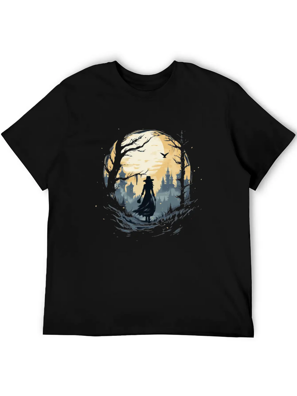 Scary Mood Of Halloween Relaxed Everyday Tee – Lightweight And Durable Cotton